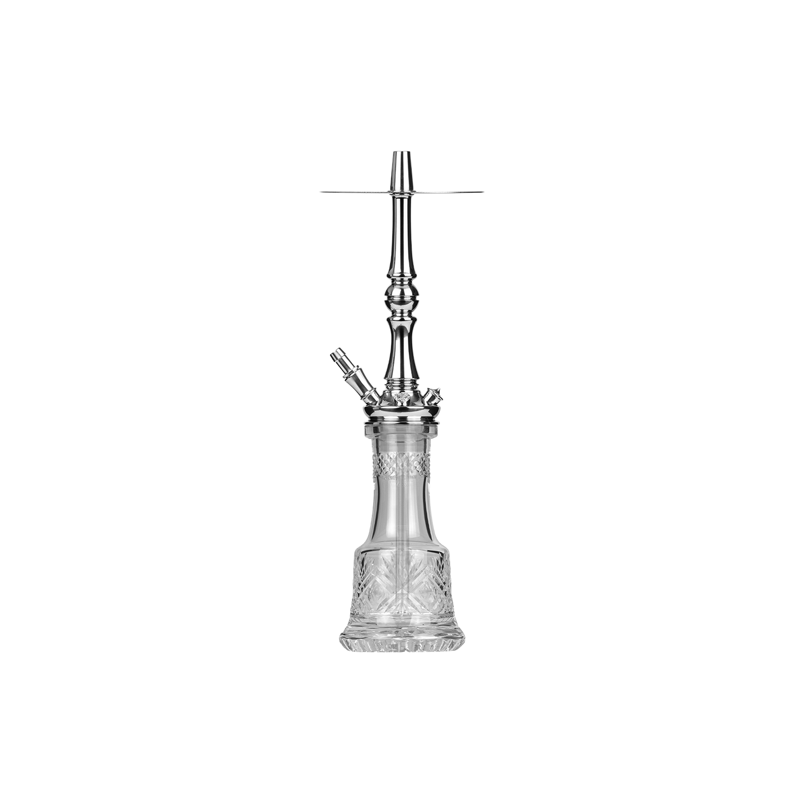 Moze Tradi Shisha Silver M mit Standard Cut Bowl – Edelstahl & Stil