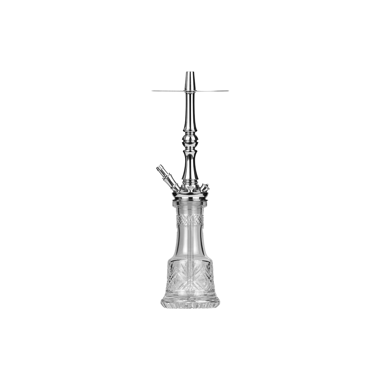 Moze Tradi Shisha Silver M mit Standard Cut Bowl – Edelstahl & Stil