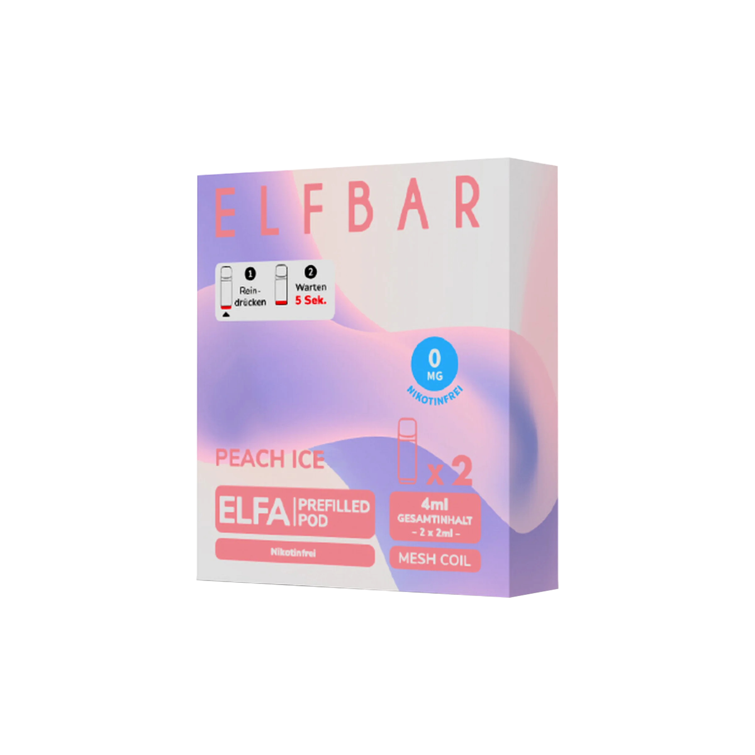 Elf Bar ELFA CP Peach Ice Nikotinfrei | Prefilled Pods günstig bestellen 1