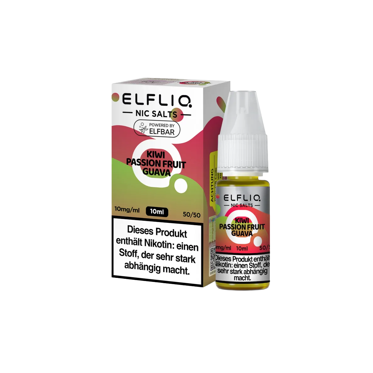 Elf Bar - ElfliQ - E-Liquid - Nikotinsalz - Kiwi Passion Fruit Guava - 10 mg1-