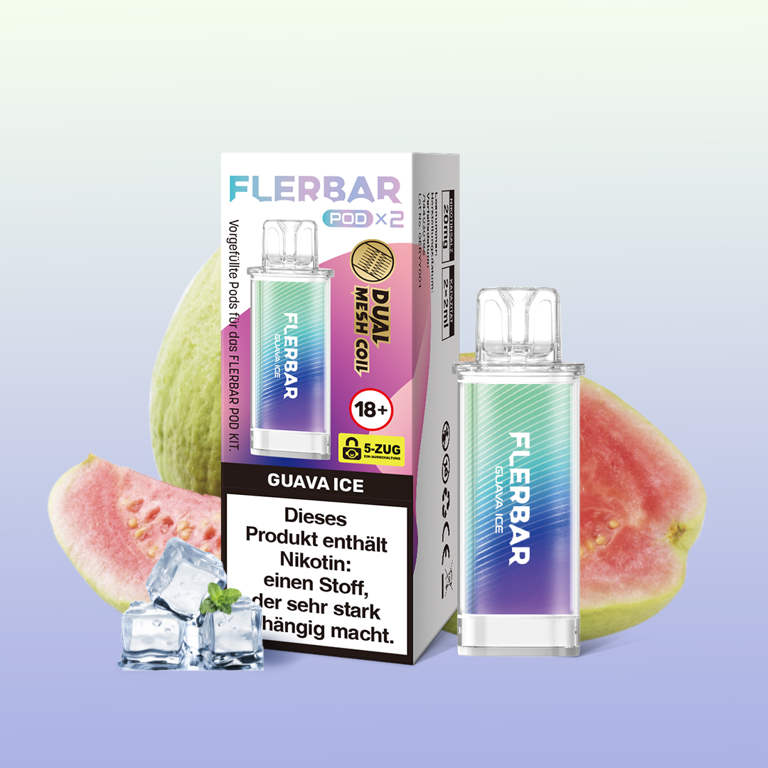 Flerbar Prefilled Pod  Guave Ice 20 mg | Günstig online 1
