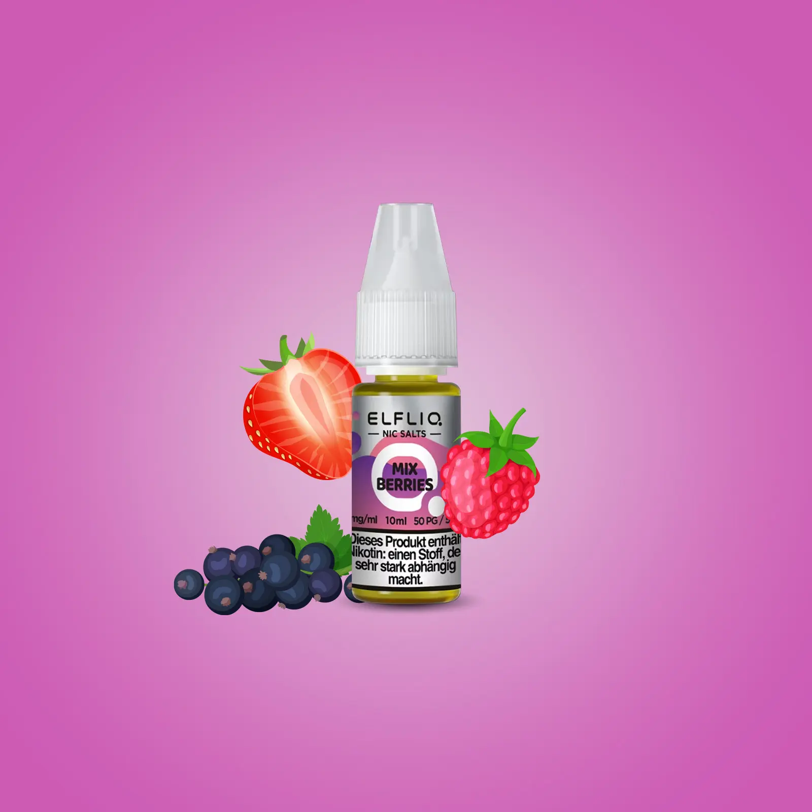 Elf Bar - ElfliQ - E-Liquid - Nikotinsalz - Mix Berries - 20 mg 1