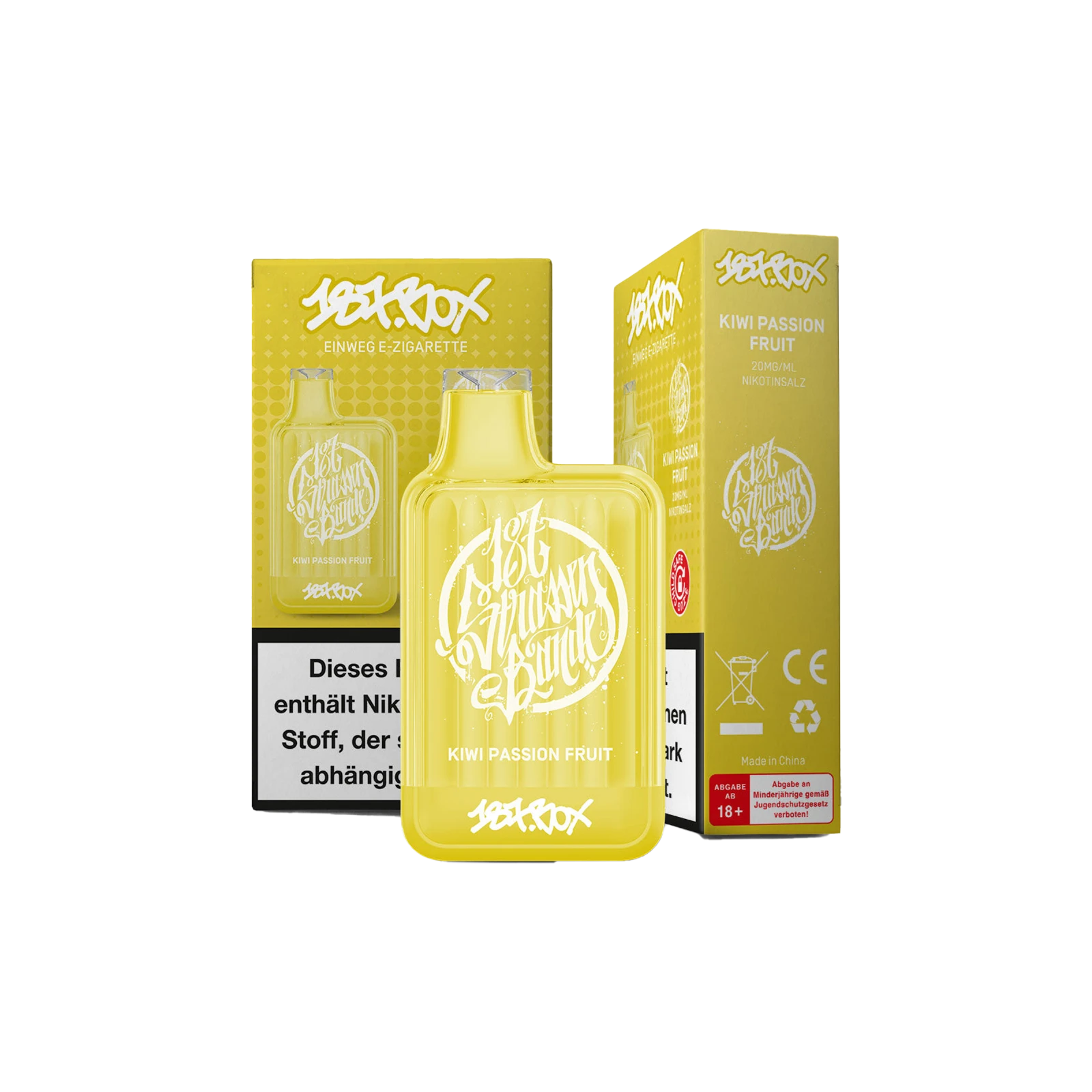 187 Vapestick - Box - Kiwi Passion Fruit - 20 mg | Alle neuen Sorten günstig online kaufen - Hookain E-Shisha Onlineshop