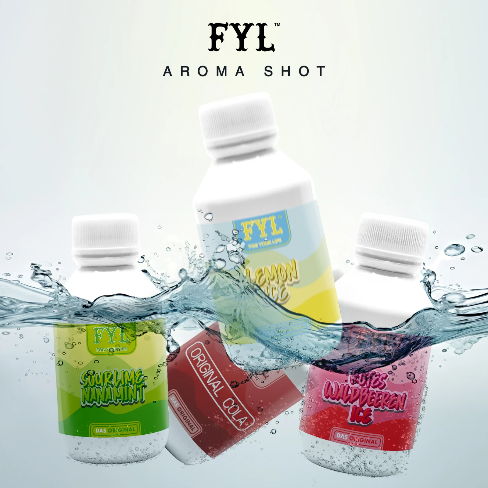 FOG YOUR LIFE" 3-Komponenten Lösung Aroma Shot
