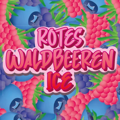 Rotes Waldbeeren Ice