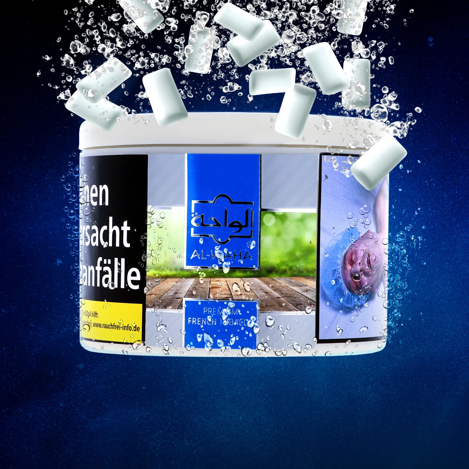 Al Waha Dry Base Pfeifentabak Gum 100g | Online bestellen 1