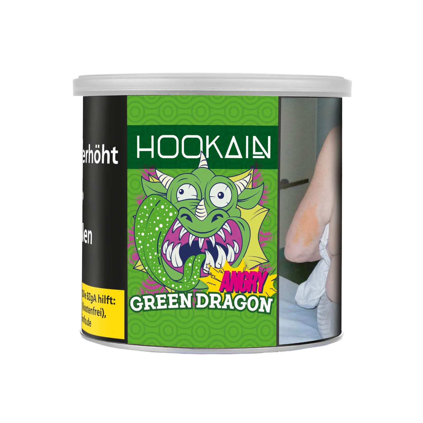 ANGRY GREEN DRAGON Shisha Tabak – Intensiver Geschmack von saurem Apfel | Hookain 2