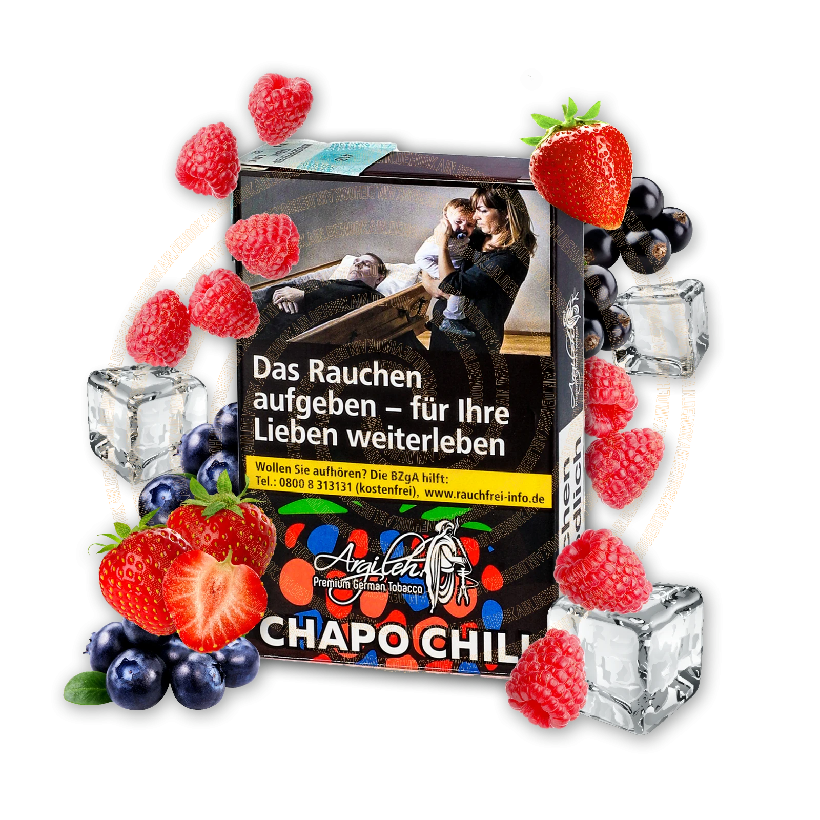 Argileh - Chapo Chill - 20 g | Alle neuen Tabak Sorten günstig online kaufen - Hookain Shisha-Onlineshop-2