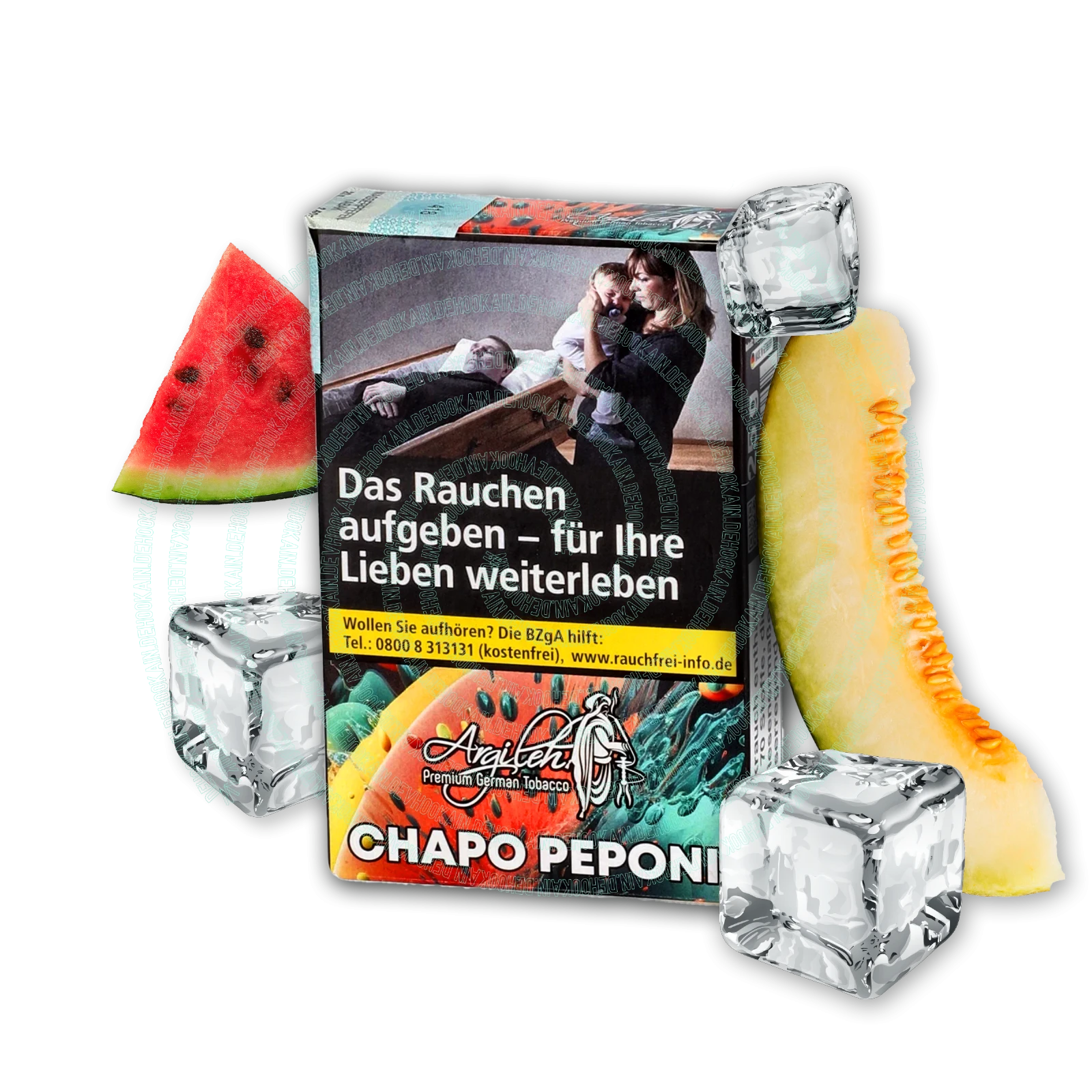 Argileh - Chapo Peponi - 20 g | Alle neuen Tabak Sorten günstig online kaufen - Hookain Shisha-Onlineshop-2