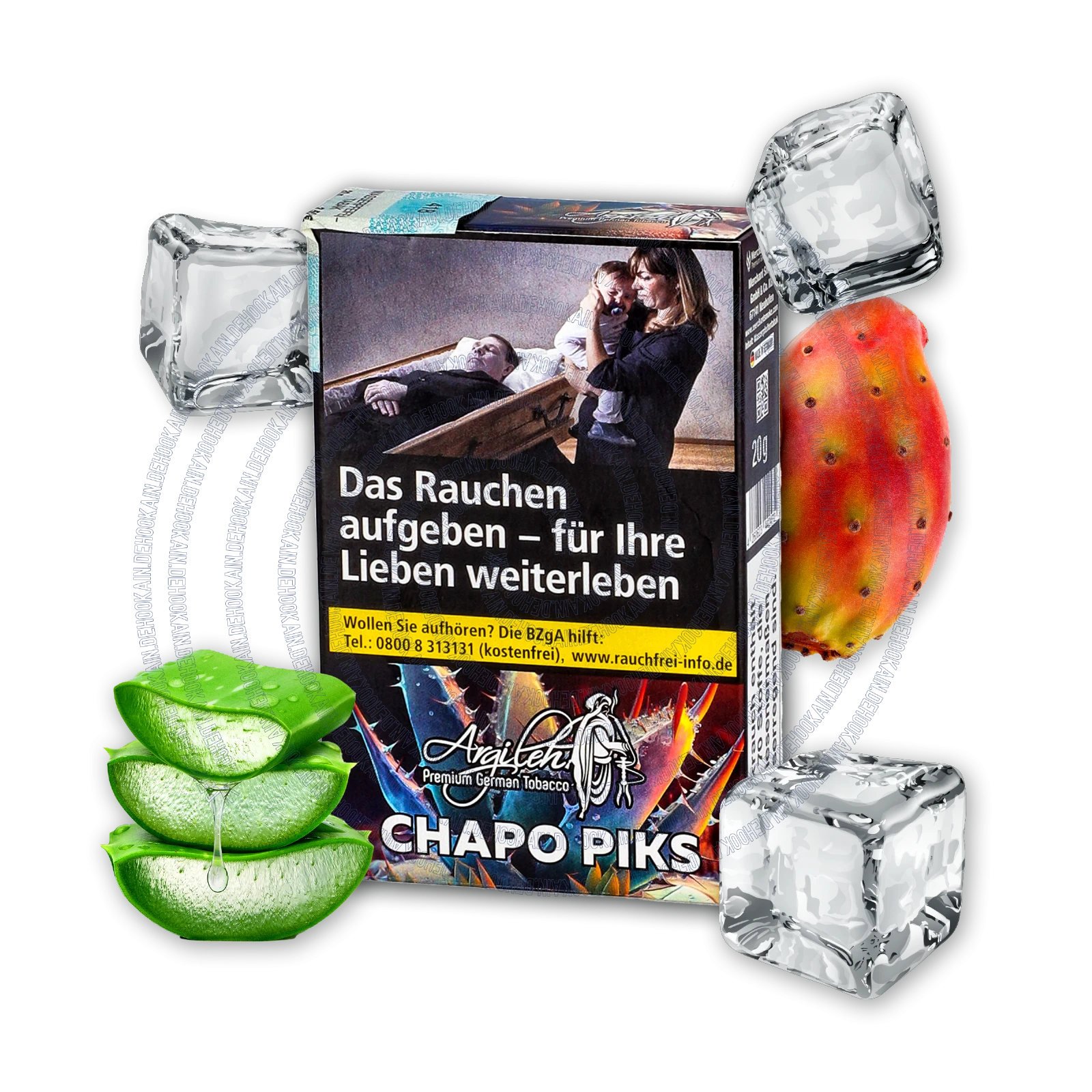 Argileh - Chapo Piks - 20 g | Alle neuen Tabak Sorten günstig online kaufen - Hookain Shisha-Onlineshop-2