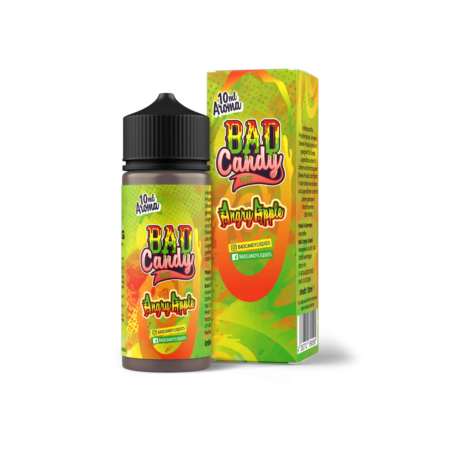 Bad Candy Aroma Longfill Angry Apple mit 10 ml Inhalt günstig bestellen 1