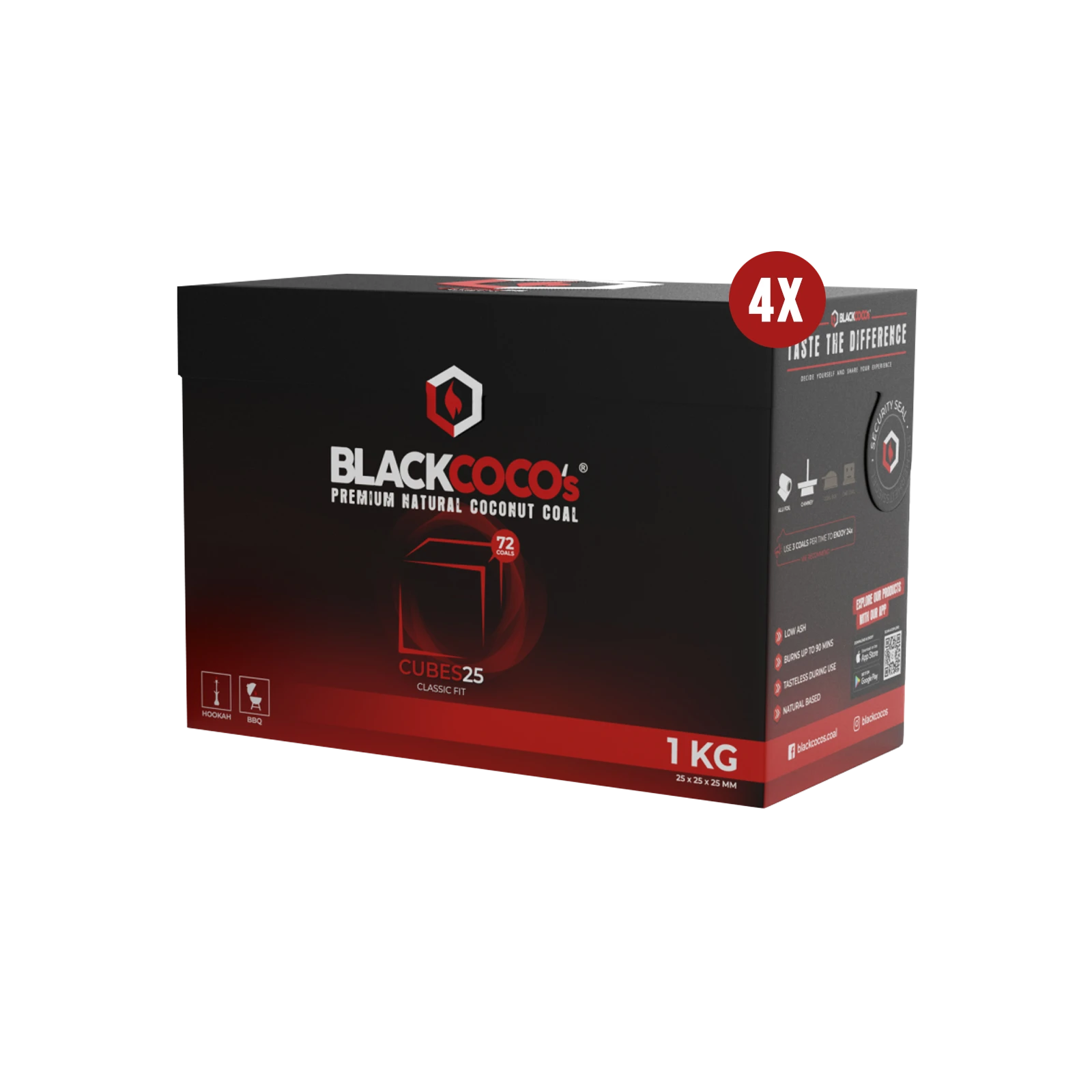 BLACKCOCO's Cubes22 4 kg | Premium Naturkohle bestellen 2