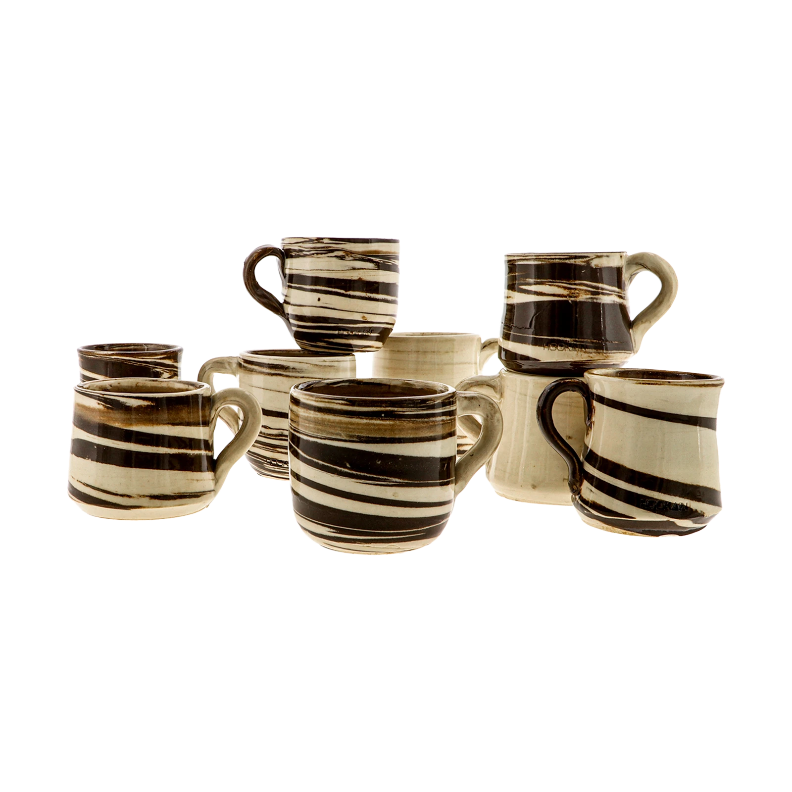 BRÜSTUCK STEINGUT - TASSE - MILKY TWIST - MIXED CLAY | Handgefertigte Keramik günstig kaufen - Hookain Shisha-Onlineshop-4