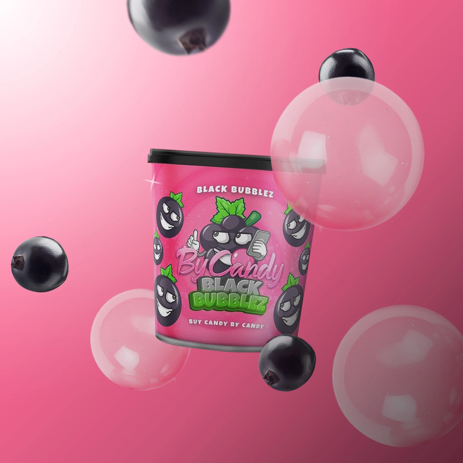 By Candy - 200 g Black Bubblez 1