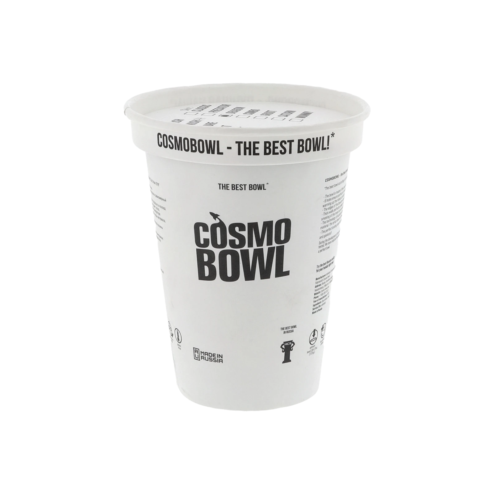 Cosmo Bowl - Shot - White Predator | Mehrloch Shisha-Kopf kaufen 3