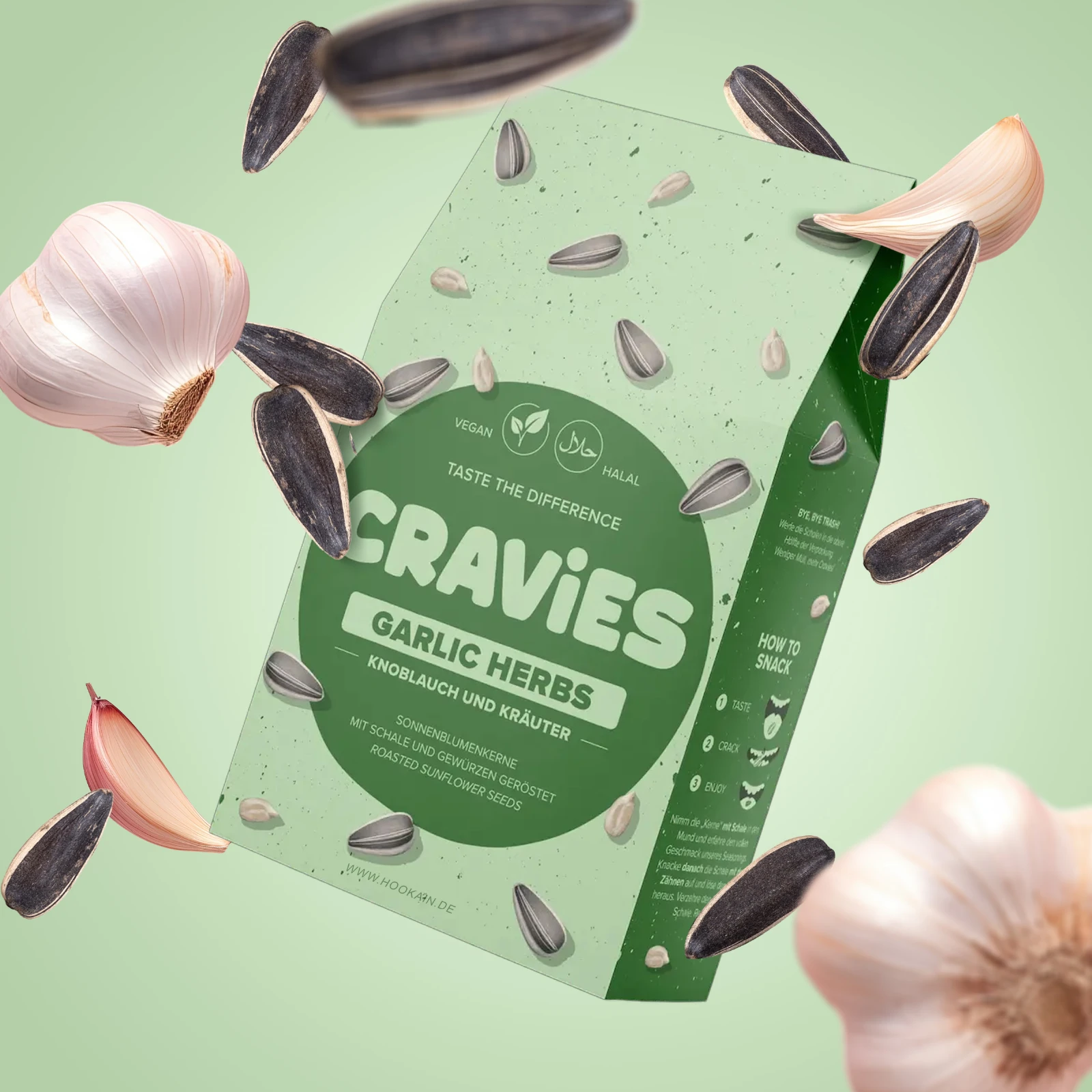Cravies Sunflower seeds Garlic Herbs 60 g | Cheap Online 1