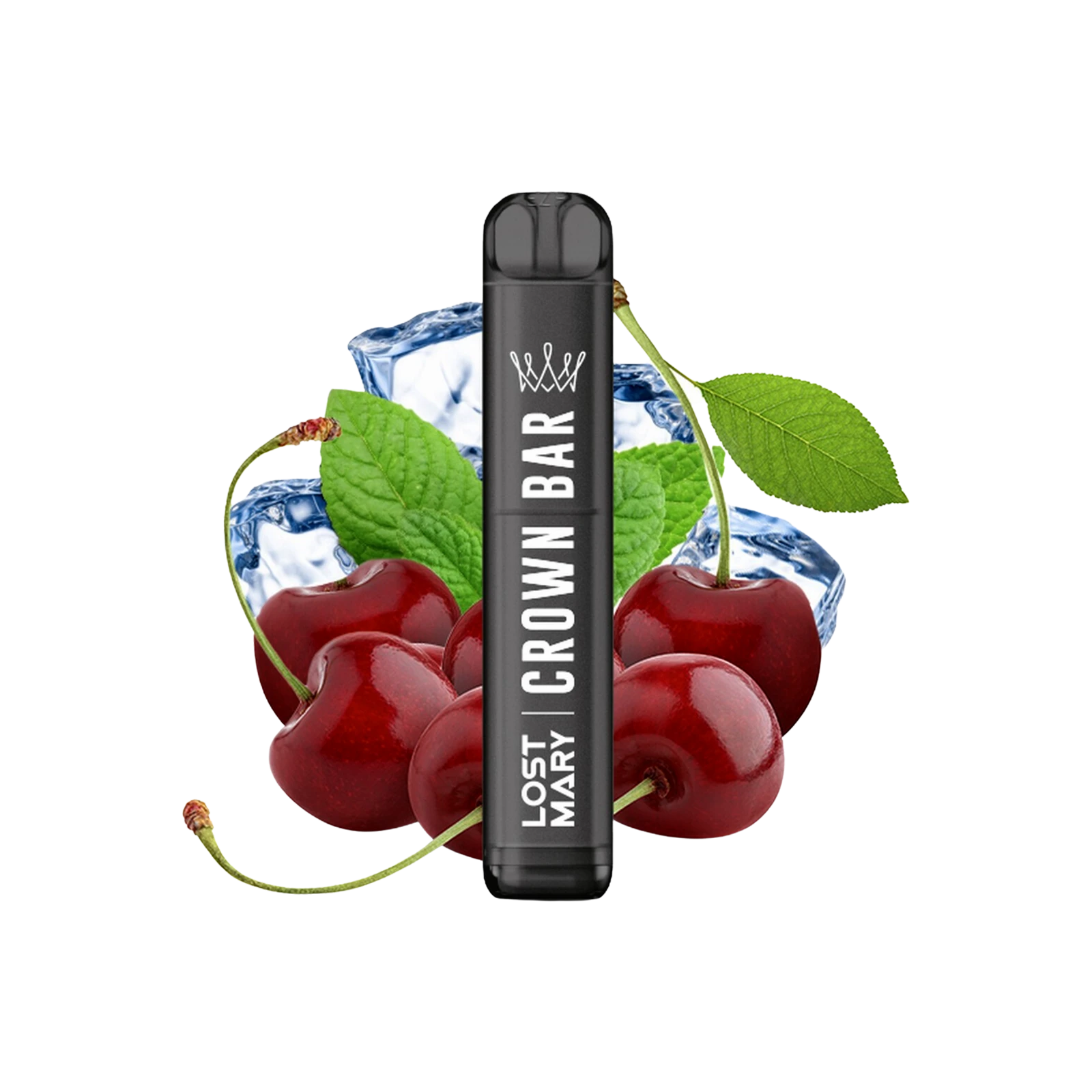 Crown Bar - Einweg-Vape - Cherry Ice - 20 mg | Alle neuen Sorten günstig online kaufen - Hookain E-Shisha Onlineshop