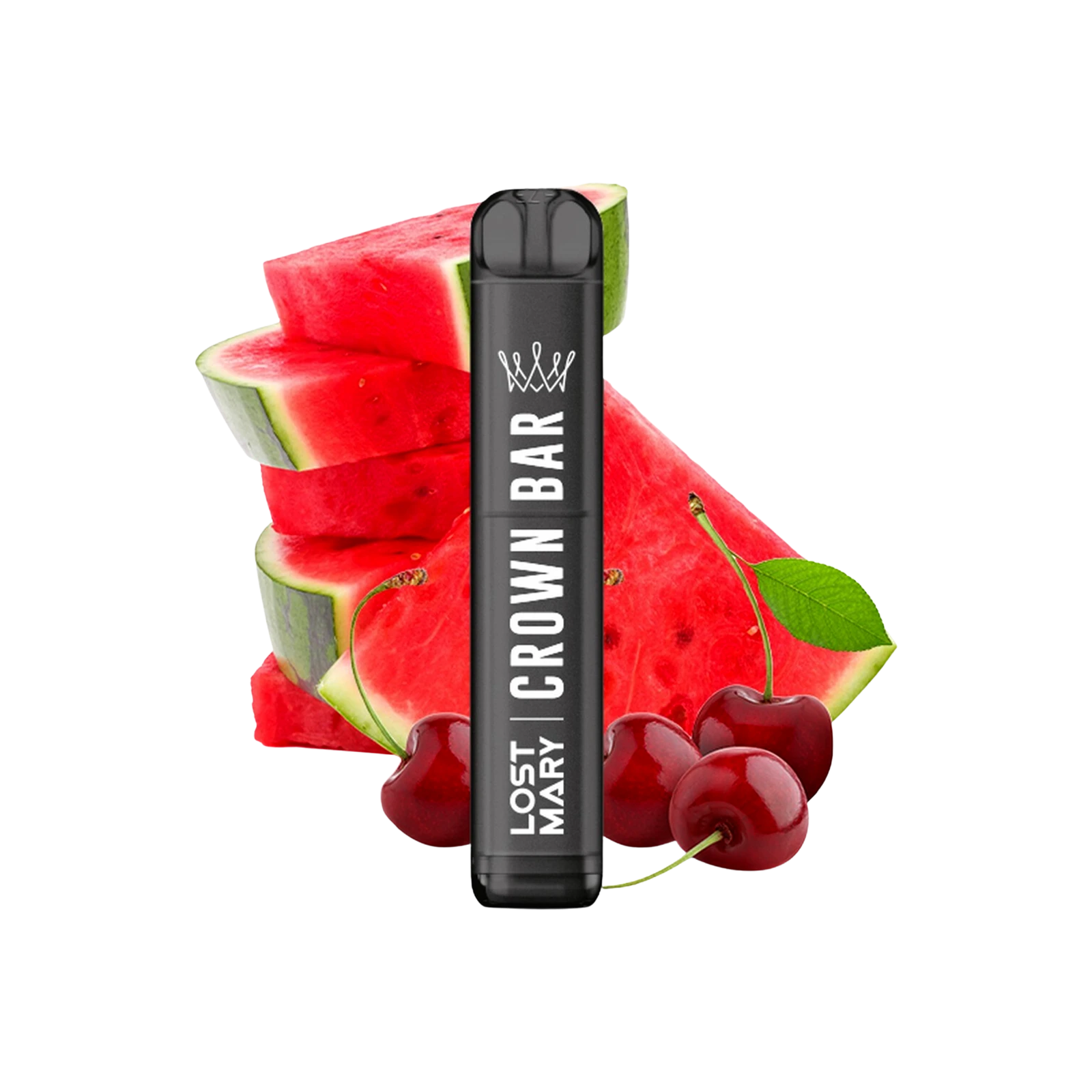 Crown Bar - Einweg-Vape - Watermelon Cherry - 20 mg | Alle neuen Sorten günstig online kaufen - Hookain E-Shisha Onlineshop