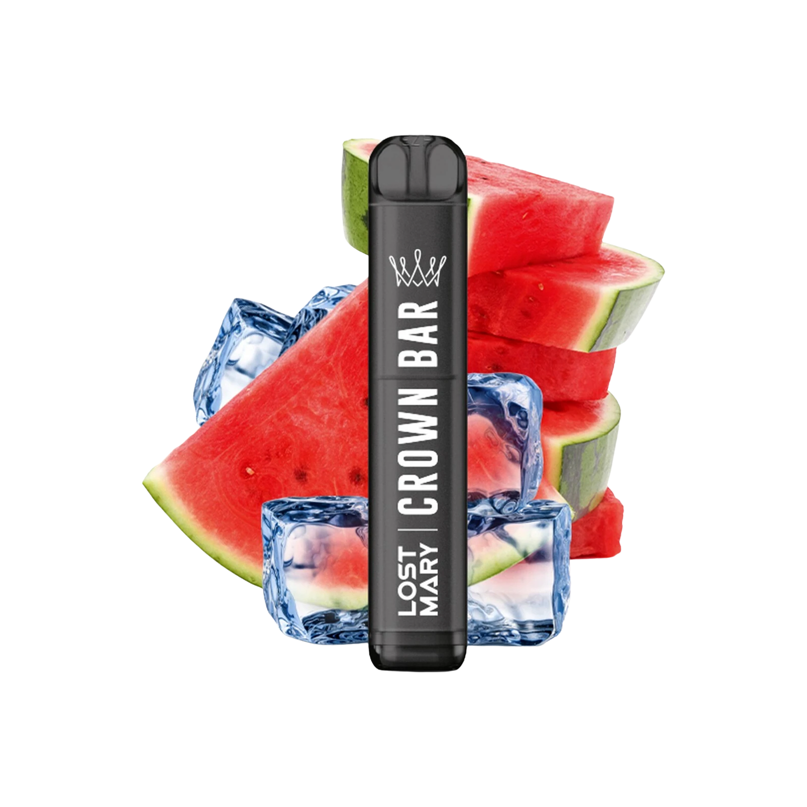 Crown Bar - Einweg-Vape - Watermelon Ice - 20 mg | Alle neuen Sorten günstig online kaufen - Hookain E-Shisha Onlineshop