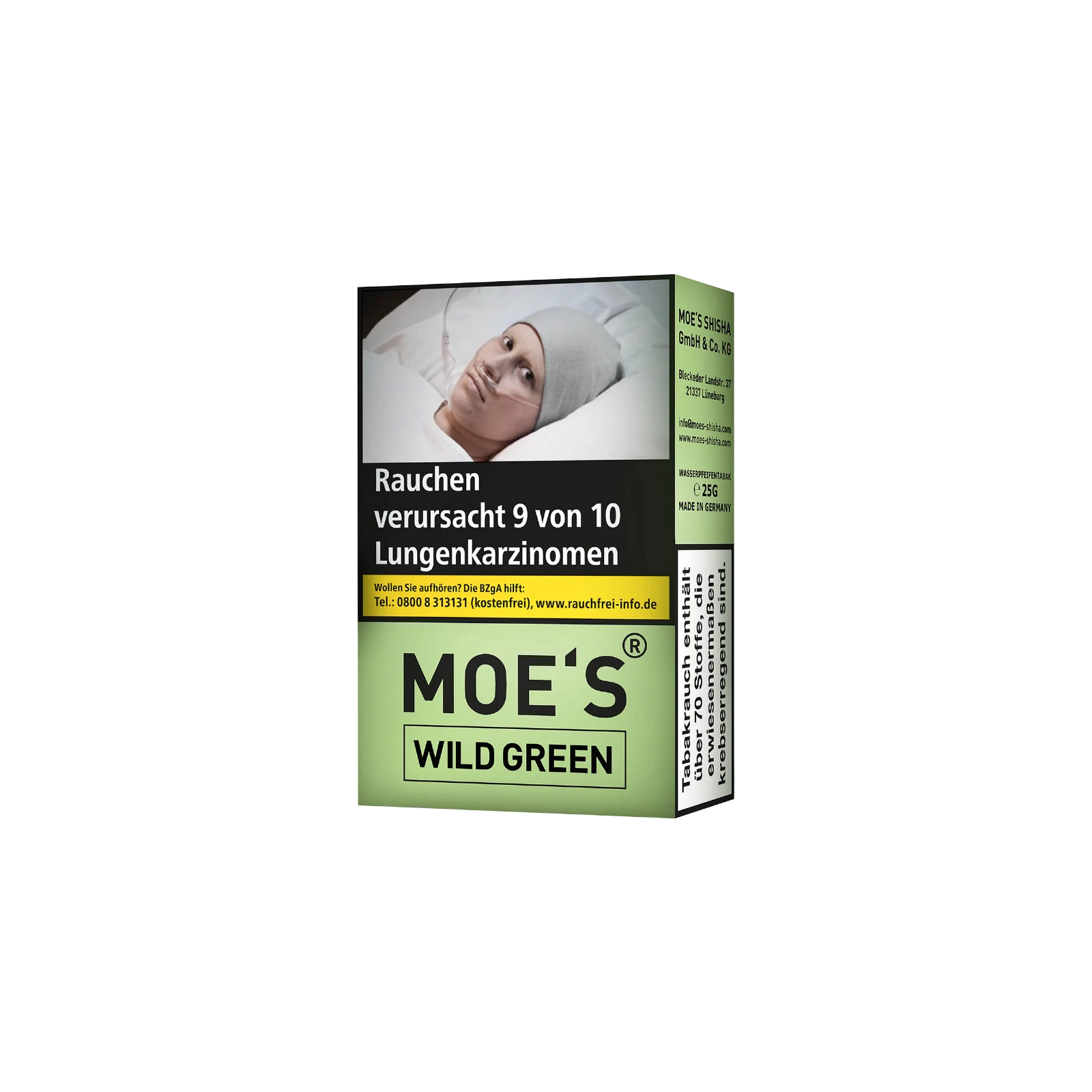 MOE'S Tabak Wild Green 25g Shishatabak Online bestellen