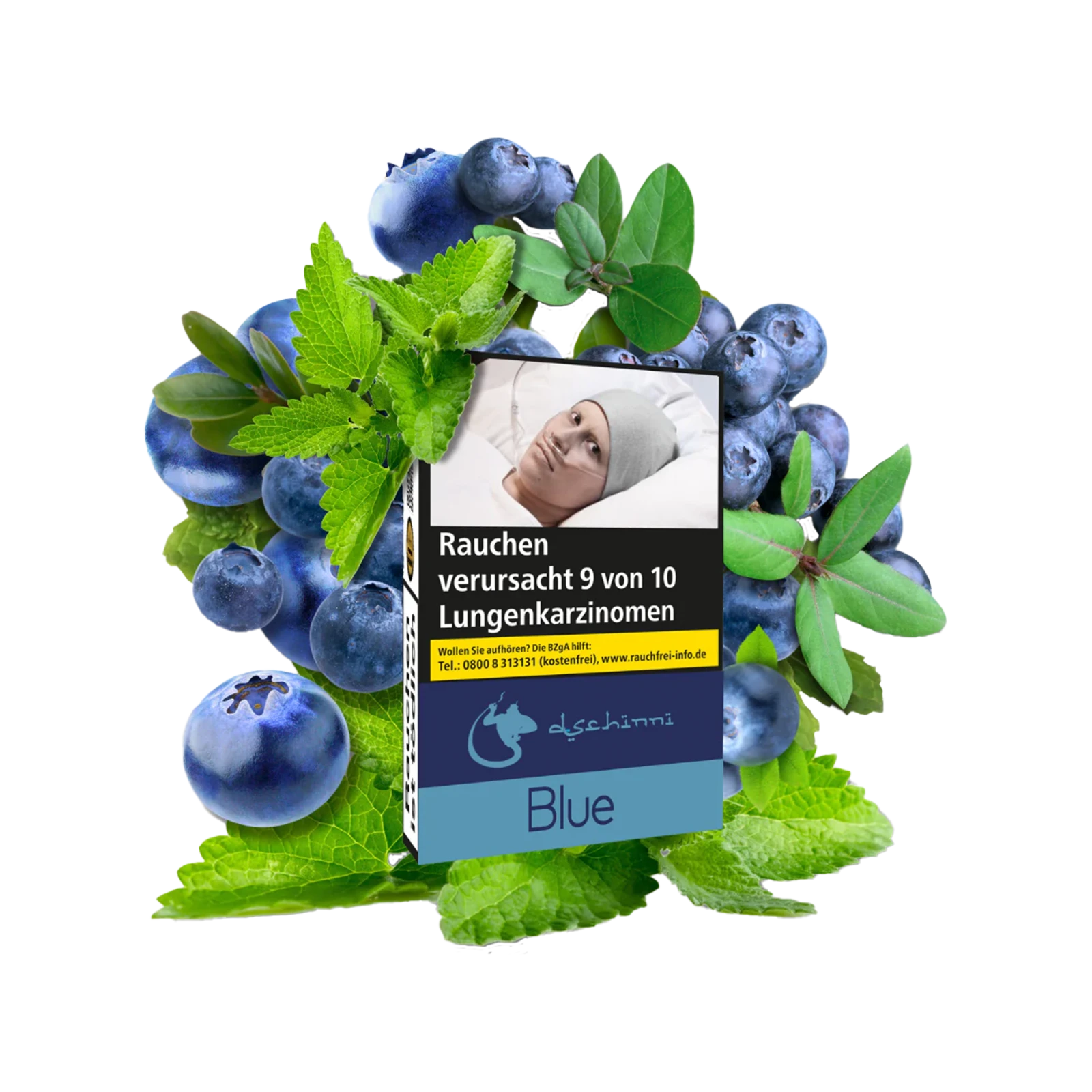 Dschinni Shisha - Blue - 25 g | Neue Tabak-Sorten günstig online kaufen