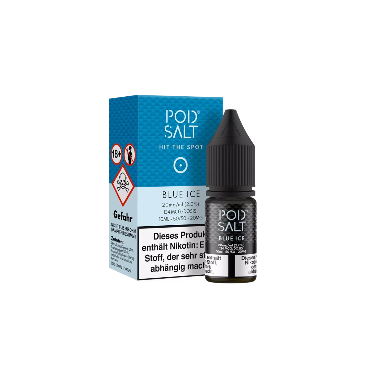 Pod Salt Liquid Blue Ice 10ml 20mg Nikotinsalz