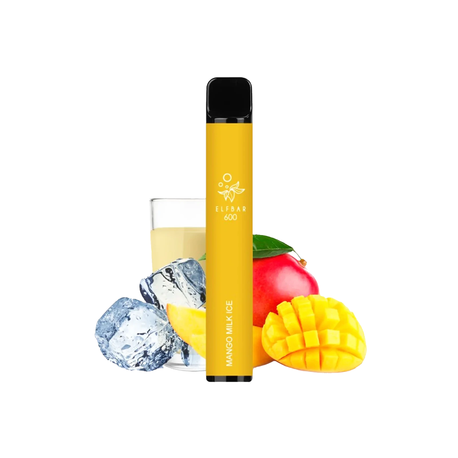 Elf Bar 600 - Mango Milk Ice - E-Zigarette - Vape Stick - 20 mg | Alle neuen Sorten günstig online kaufen - Hookain E-Shisha Onlineshop