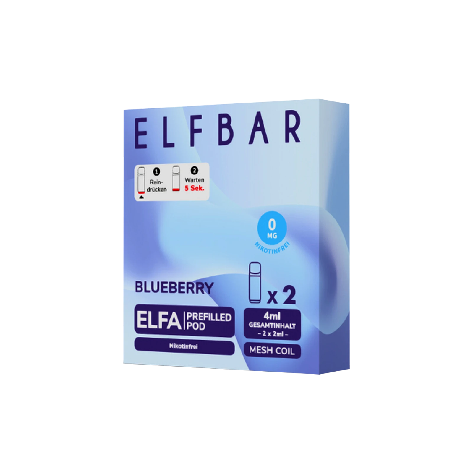 Elf Bar ELFA CP Blueberry Nikotinfrei | Prefilled Pods günstig bestellen 1