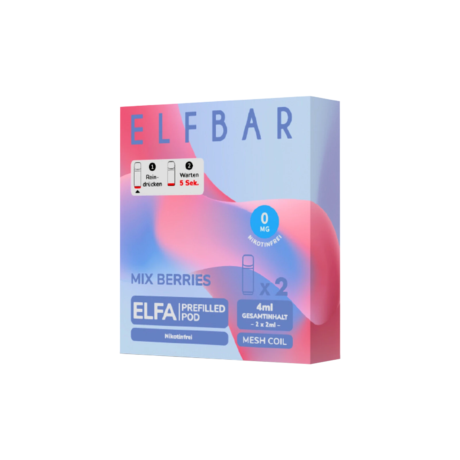 Elf Bar ELFA CP Mix Berries Nikotinfrei | Prefilled Pods günstig bestellen 1