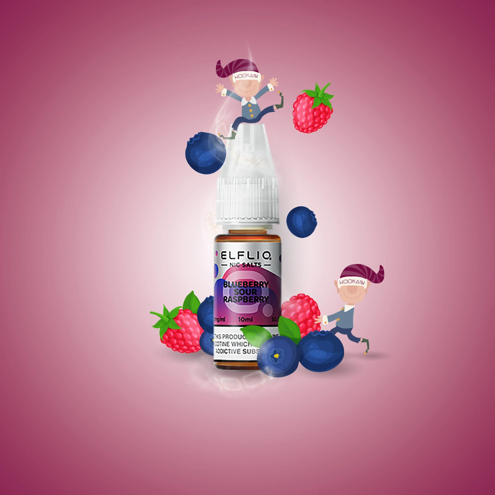 ElfliQ - Blueberry Sour Raspberry - 20 mg | E-Liquid von Elf Bar kaufen1