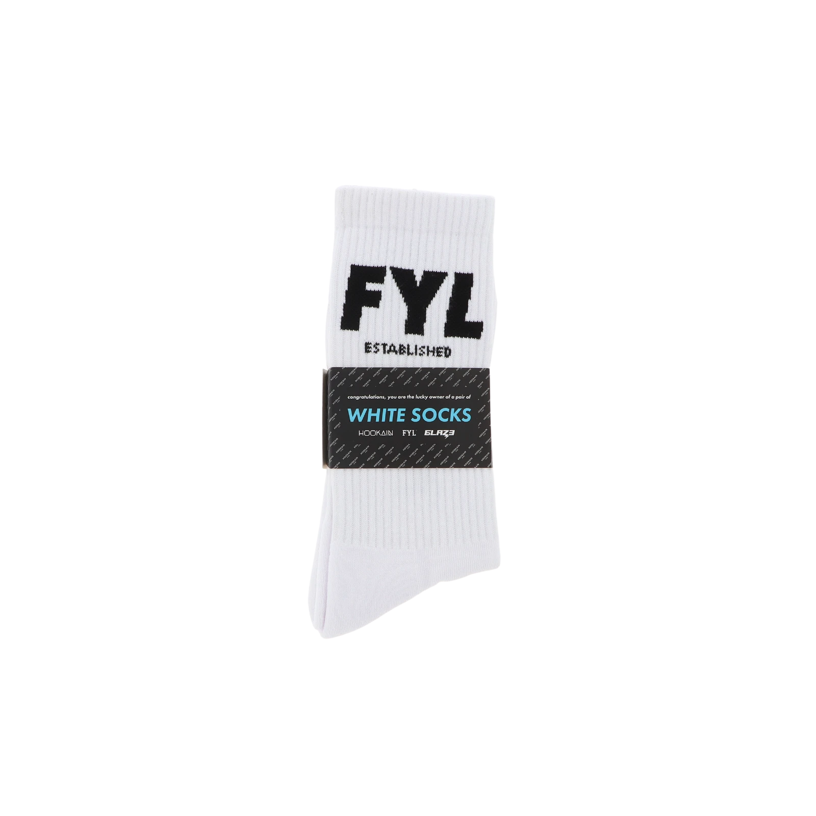 White Socks - Hookain - Fyl - Block - M