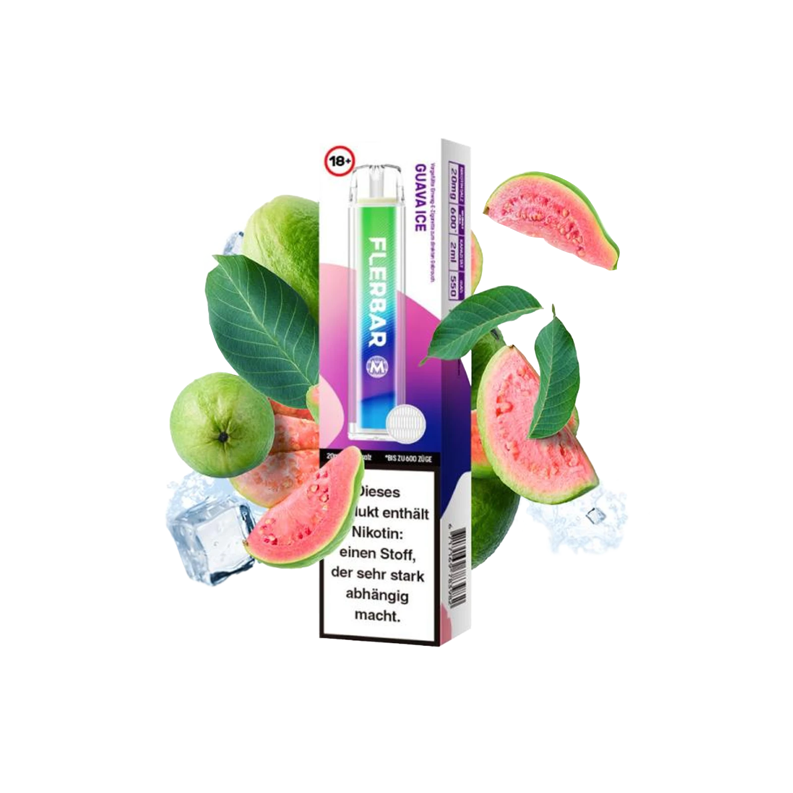 Flerbar - Vapestick - Guava Ice - E-Shisha | alle Sorten günstig kaufen