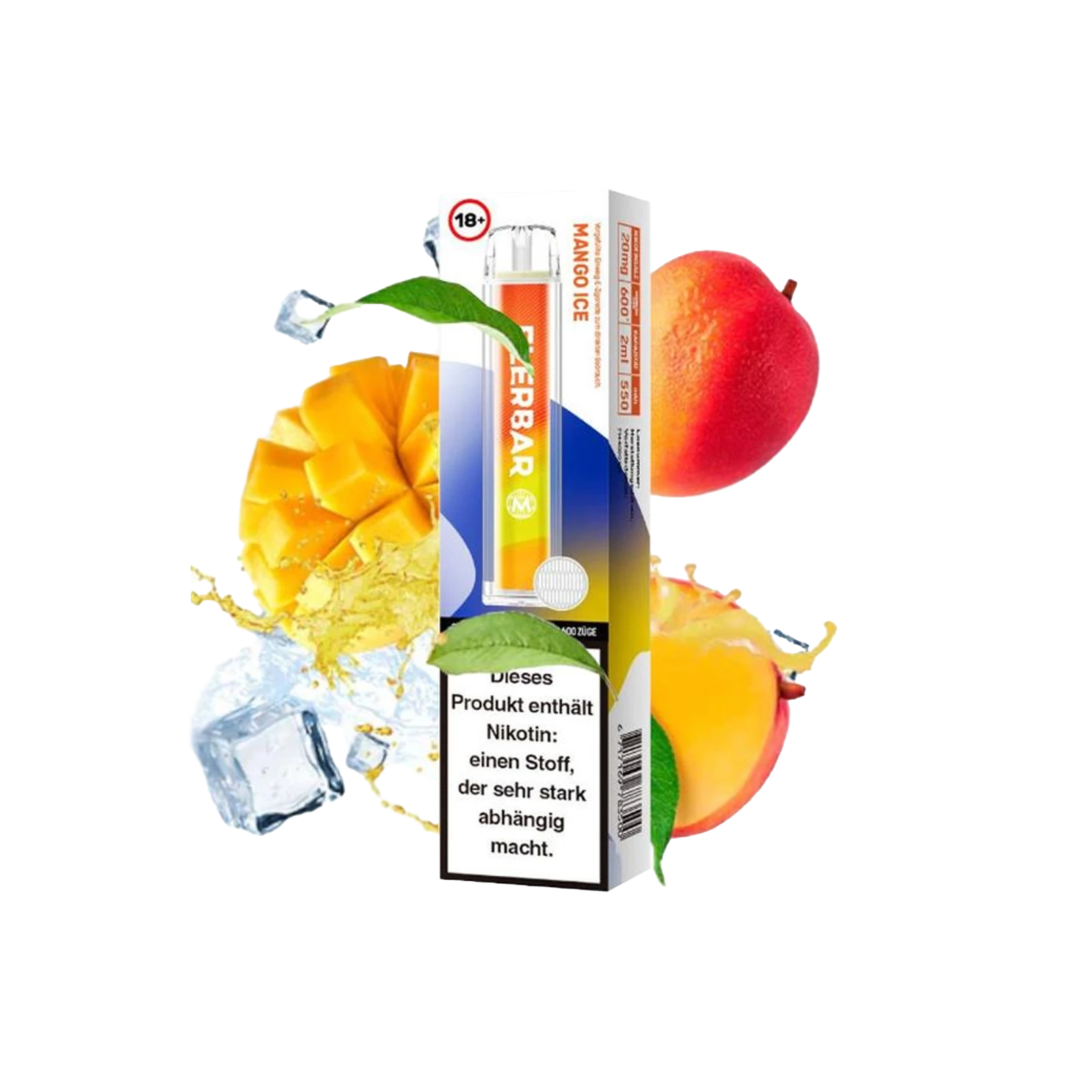 Flerbar - Mango Ice - Vapestick - 20 mg