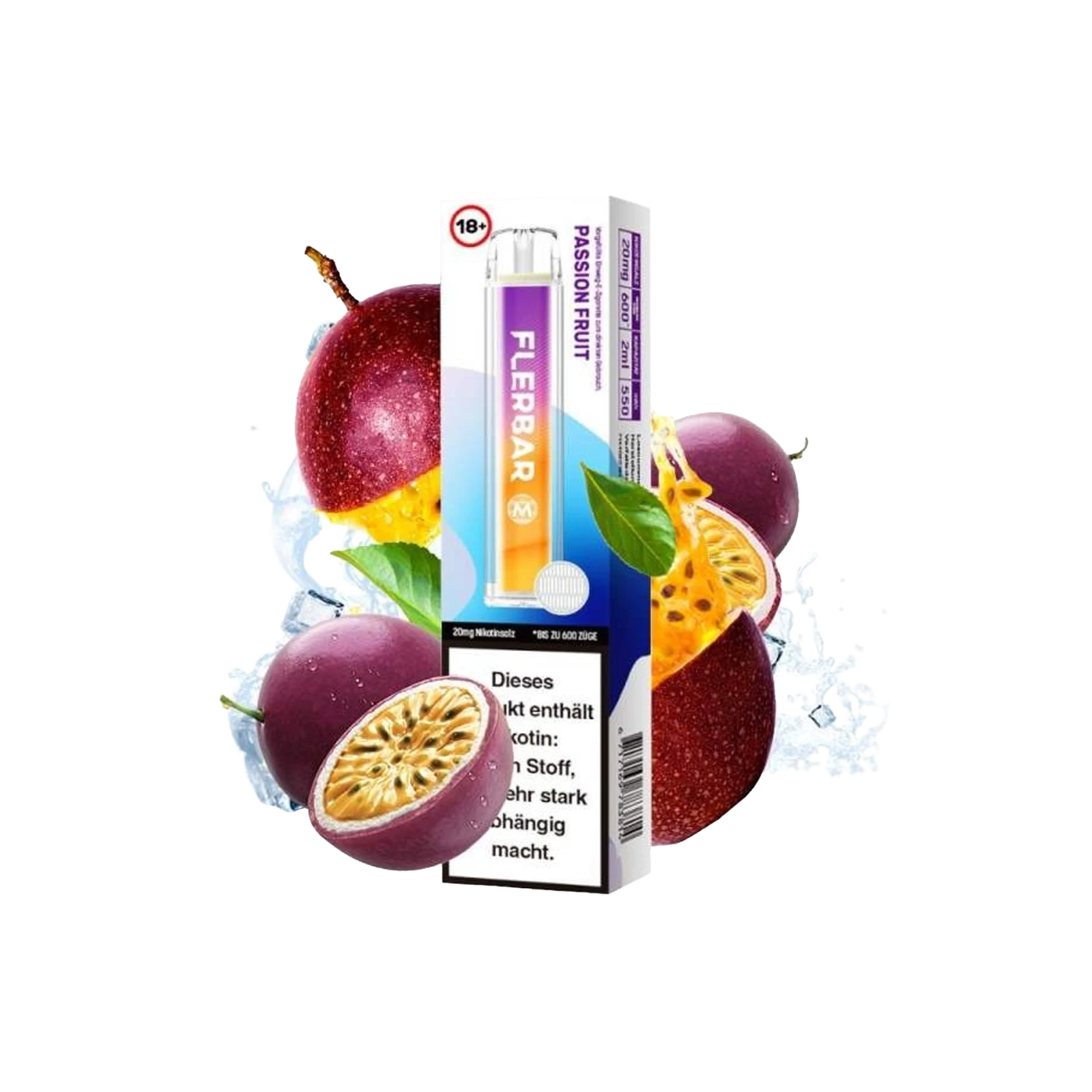 Flerbar - Vapestick - Passion Fruit - E-Shisha | alle Sorten günstig kaufen
