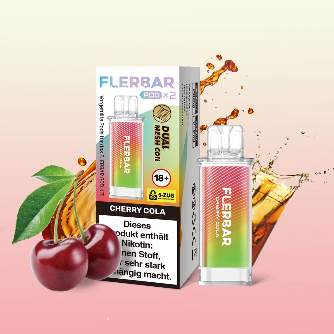 Flerbar Prefilled Pod Cherry Cola 20 mg | Günstig online 1