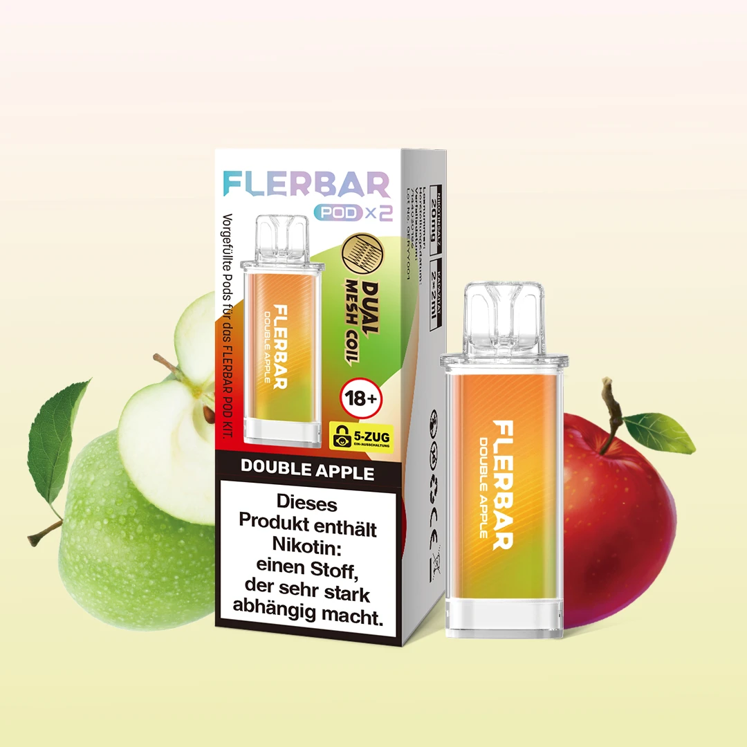 Flerbar Prefilled Pod Double Apple 20 mg | Günstig Online 1