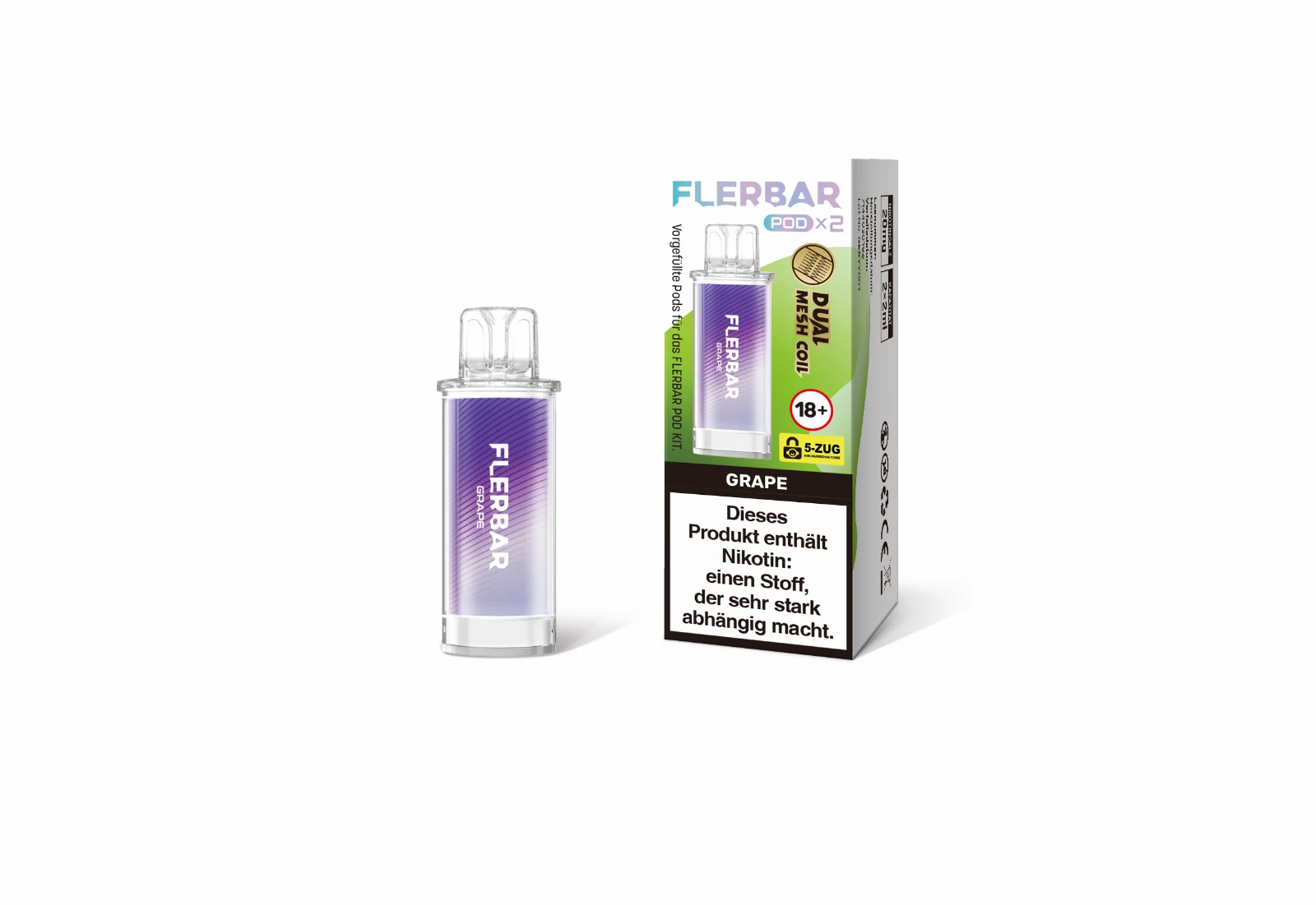 Flerbar Prefilled Pod Grape 20 mg | Günstig Online 2
