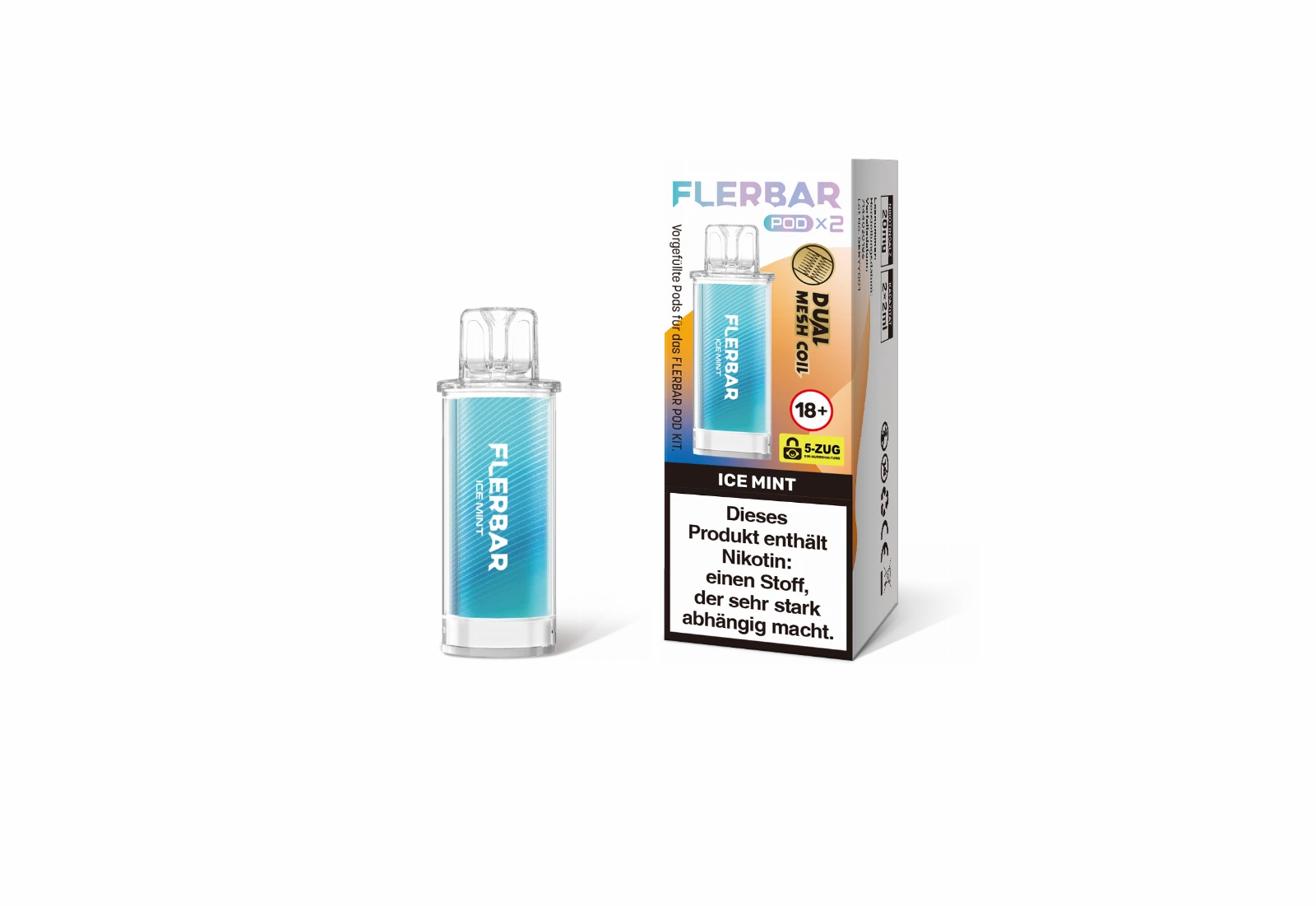 Flerbar Prefilled Pod Ice Mint 20 mg | Günstig Online 2
