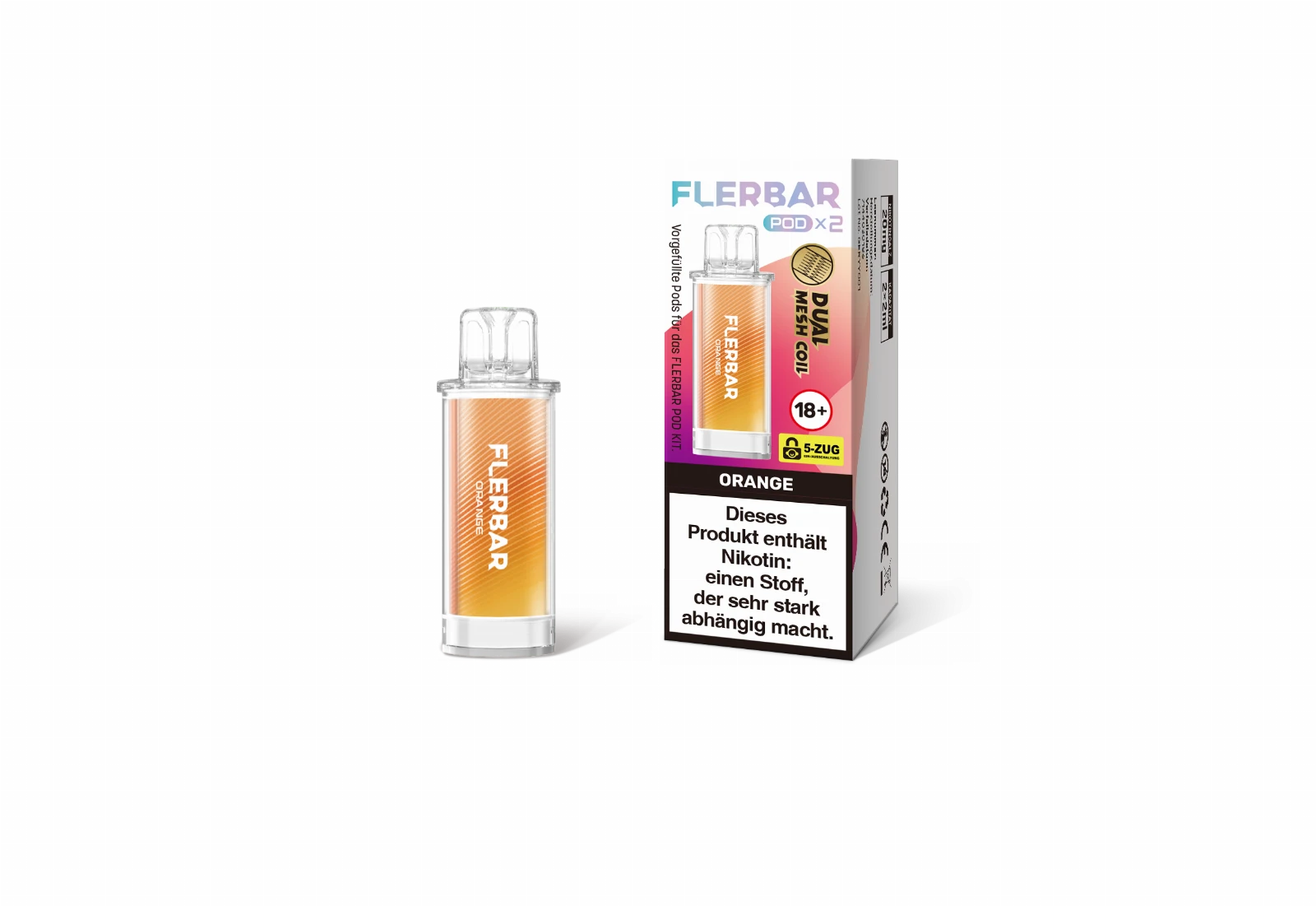Flerbar Prefilled Pod Orange 20 mg | Günstig online 2