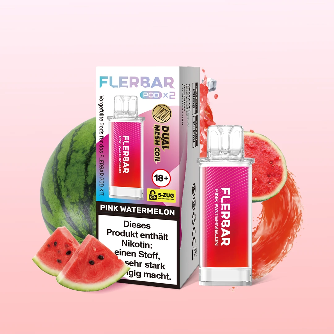 Flerbar Prefilled Pod Pink Watermelon 20 mg | Günstig online 1