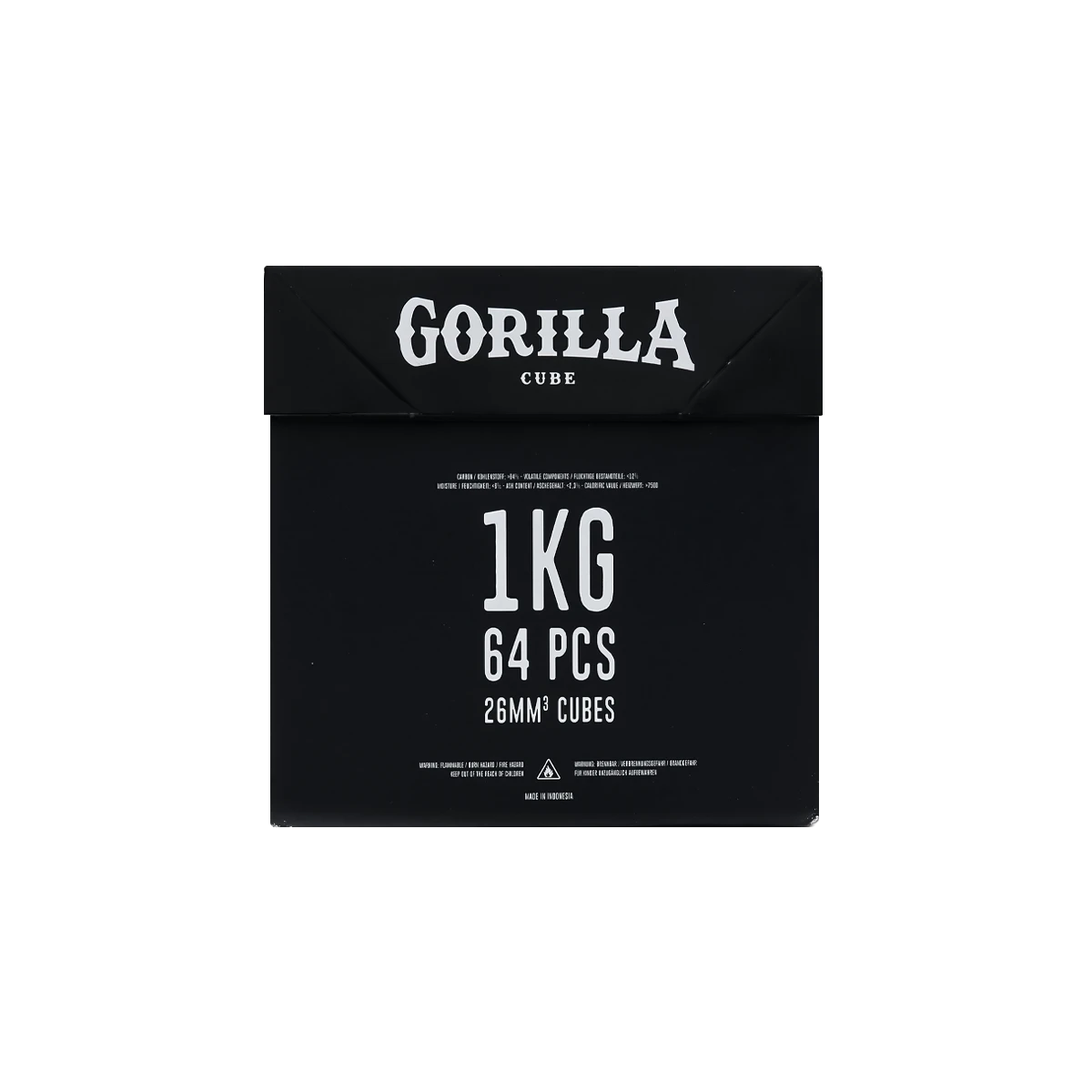 Gorilla 26er Naturkohle 1kg | Premium Shisha Kohle 3