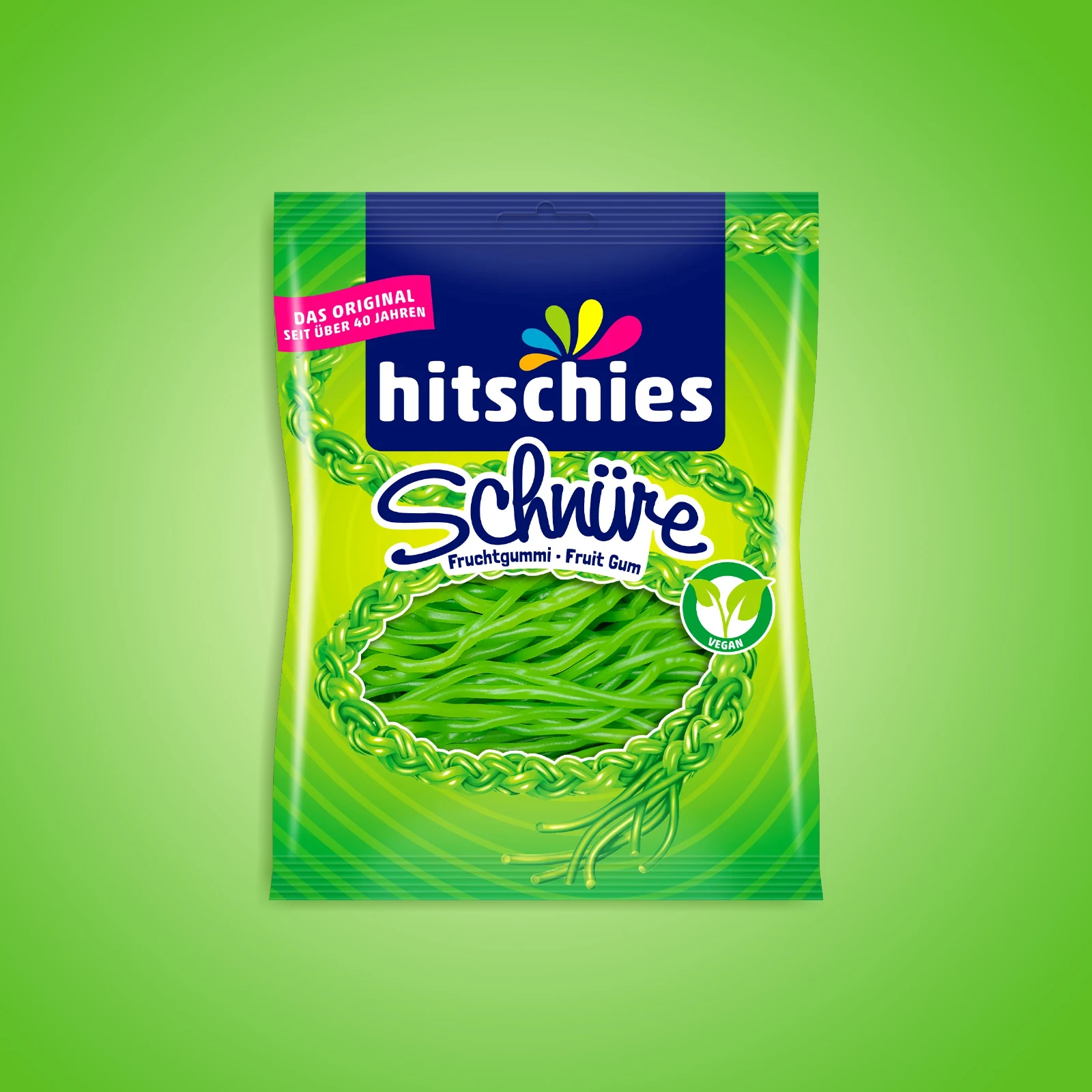 Hitschies Schnüre Apfel 125 g | Candys günstig online 1