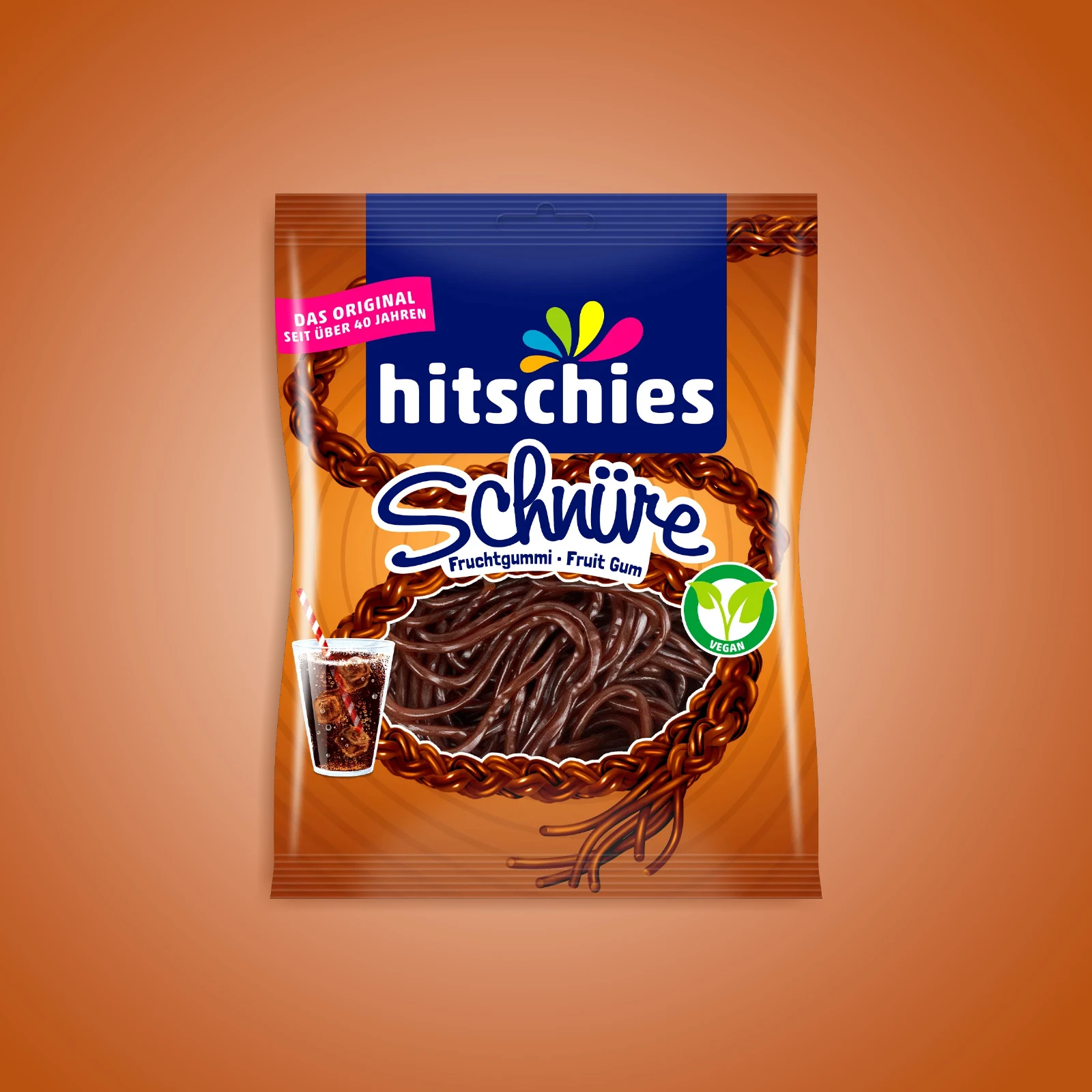 Hitschies Schnüre Cola 125 g | Candys günstig online 1