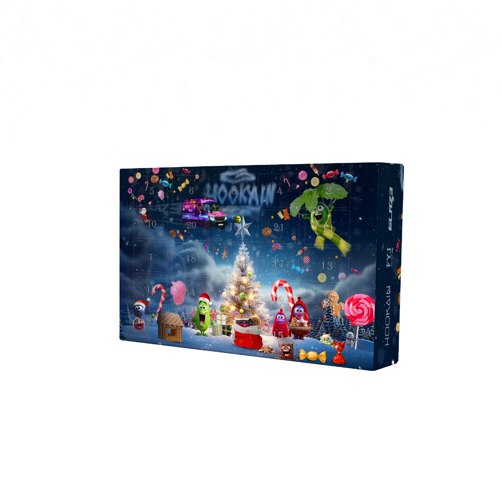 Hookain - Shisha X-Mas Adventskalender - 2023 - Shisha Weihnachtsgeschenk - Jetzt bestellen - 2