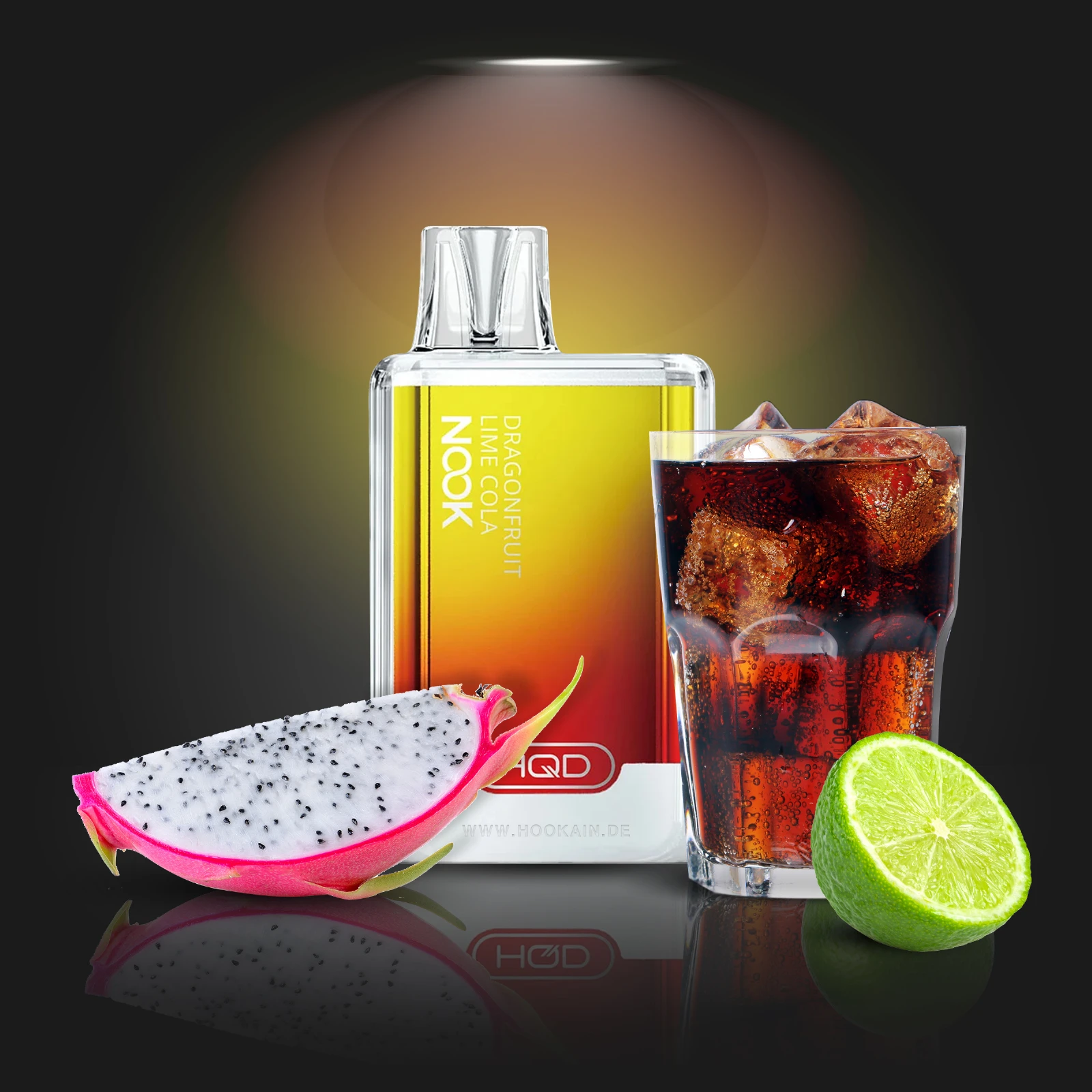 HQD Nook - Vapestick - Dragonfruit Lime Cola - Hookain Onlineshop 1
