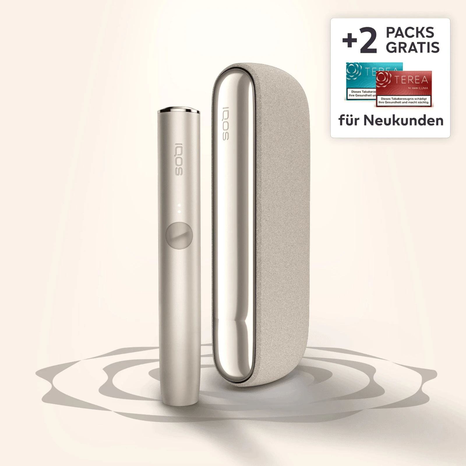 IQOS ILUMA Tabakerhitzer Pebble Beige kaufen | Bis zu 40 TEREA Sticks gratis 1