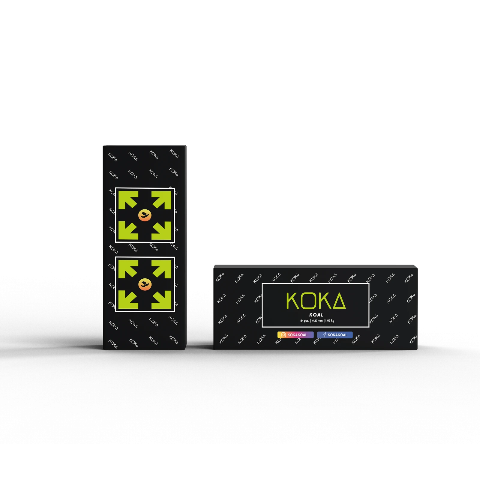 Koka Koal - 100% Pure Koka - 1 kg - 27 mm | Shisha Kohle | Online bestellen 4