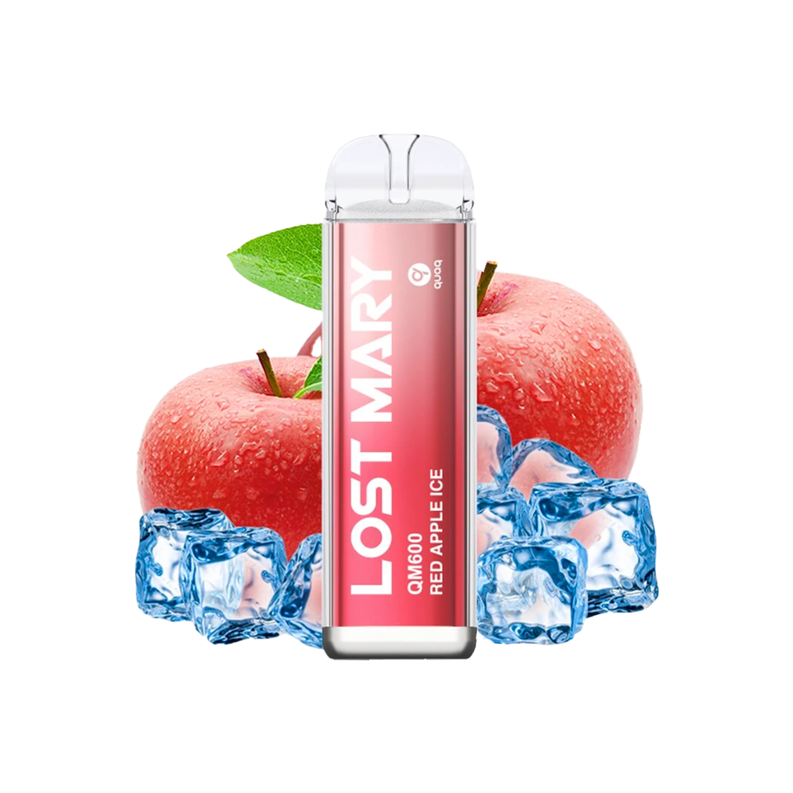 Lost Mary - QM600 - Red Apple Ice - Vapestick - 20 mg | Alle neuen Sorten günstig online kaufen - Hookain E-Shisha Onlineshop