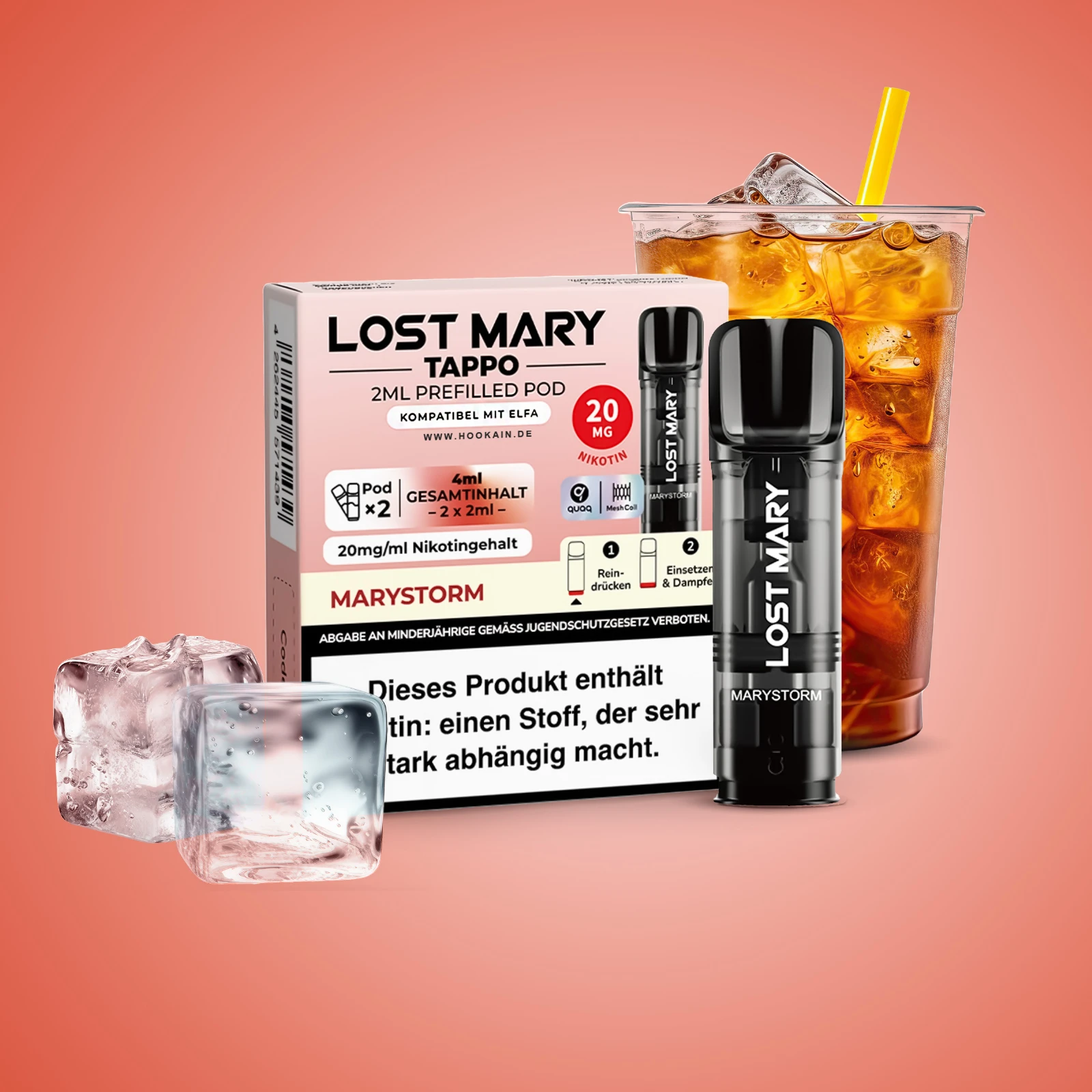Lost Mary Tappo Marystorm: Umweltfreundliches Pod-System mit Prefilled Pods