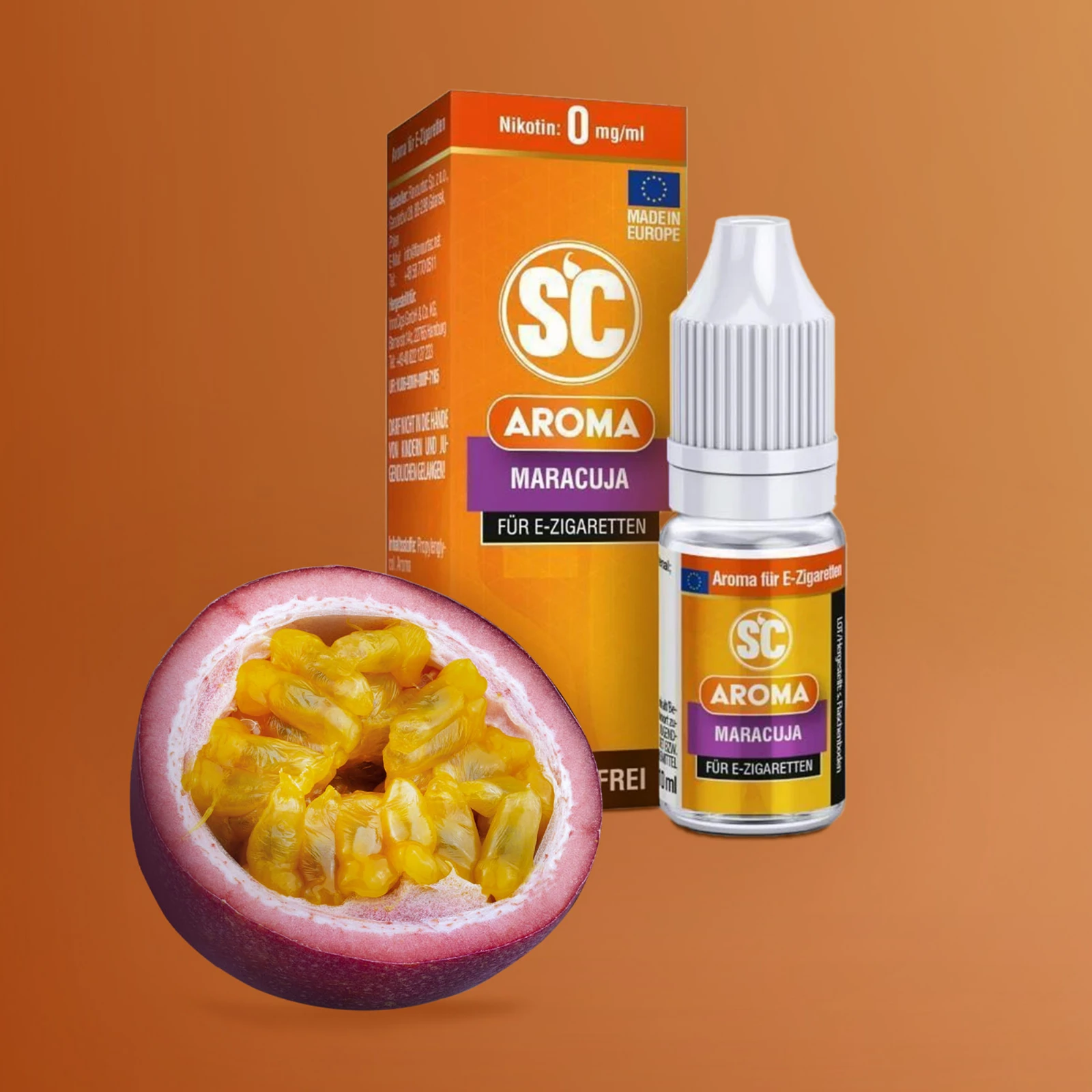 Maracuja Aroma 10 ml von SC für Shake and Vape E-Liquid 1